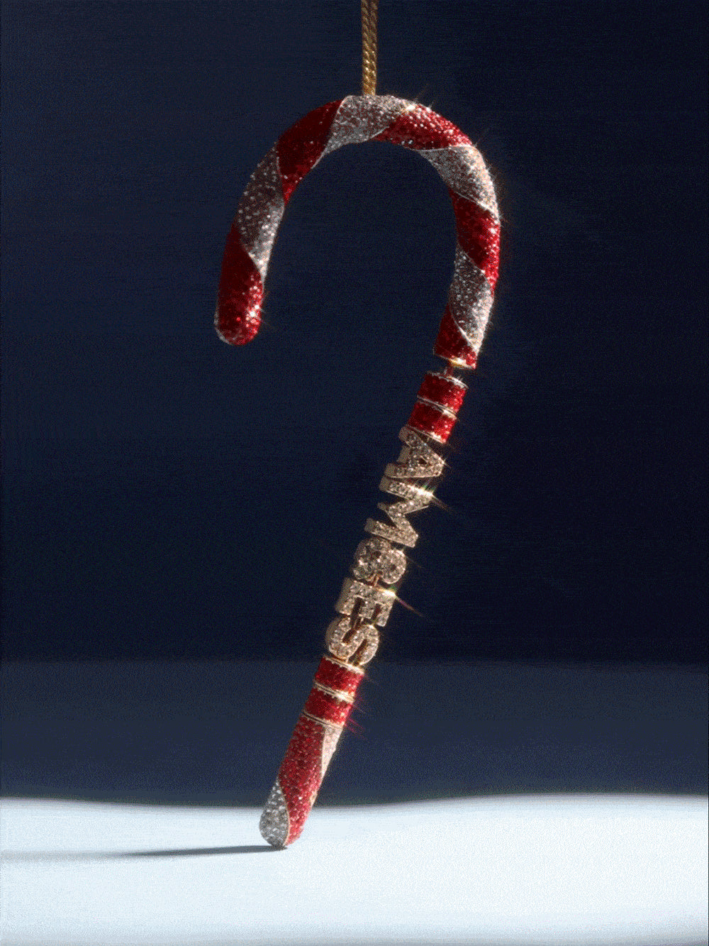 Mint to Be Custom Ornament - Red/White - Image 4