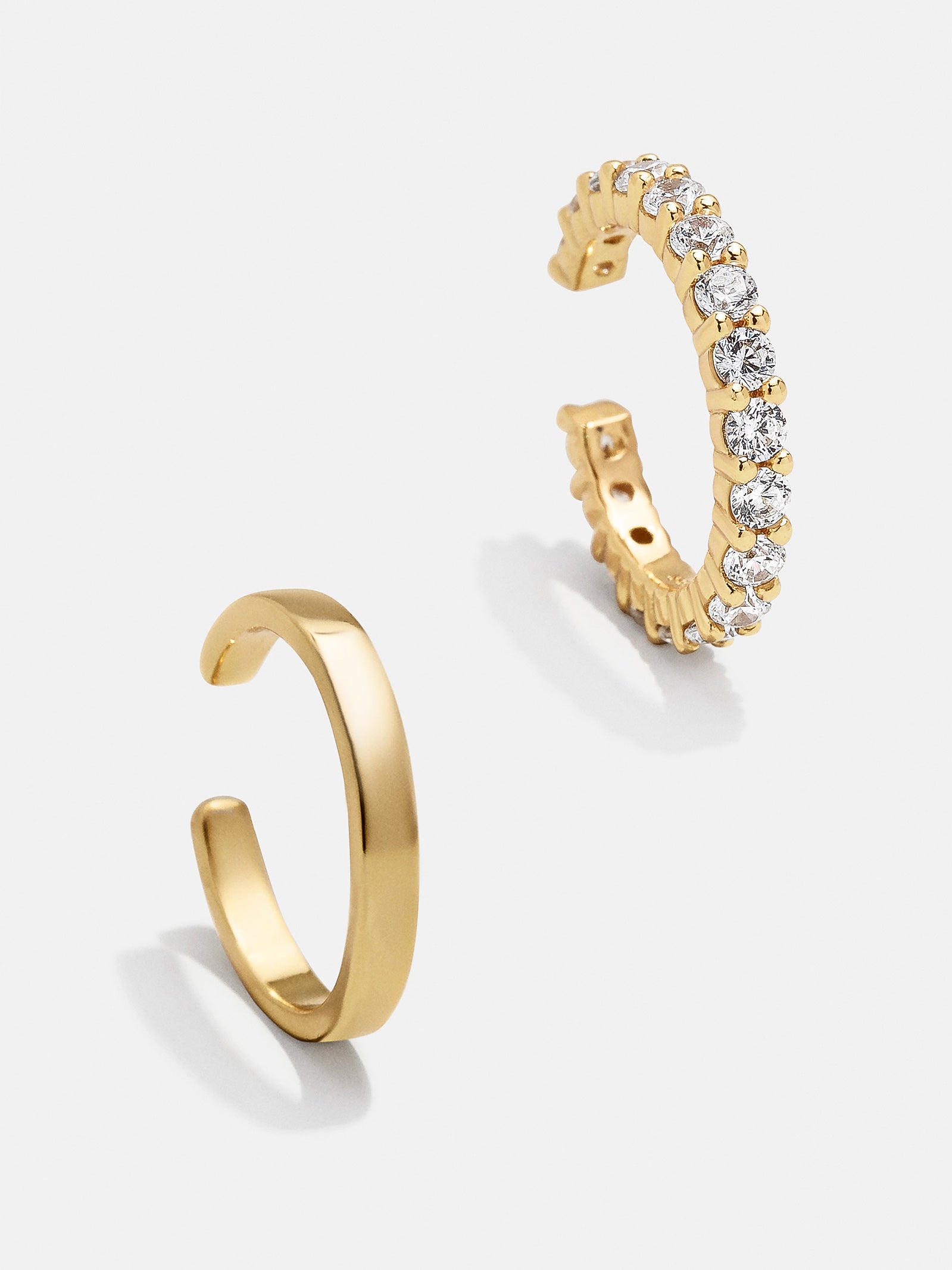Leidy 18K Gold Ear Cuff - Gold - Image 3