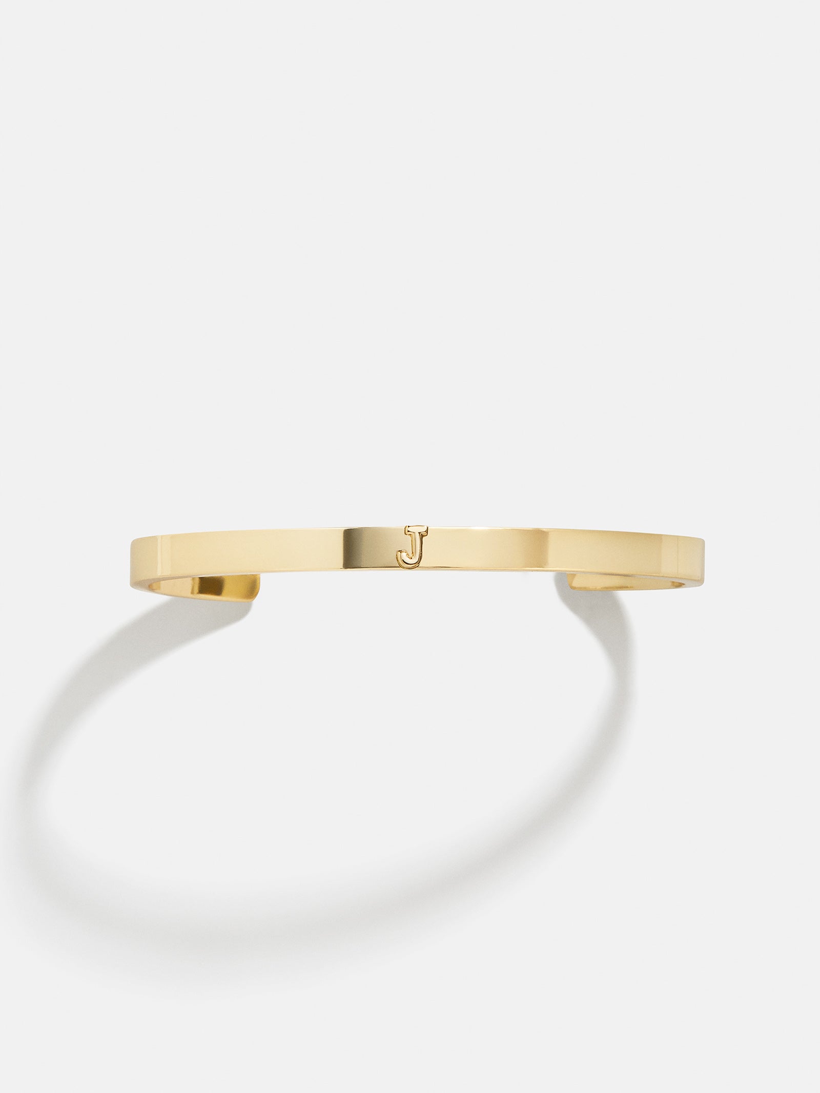 Initial Cuff Bracelet - Gold Letter - Image 12