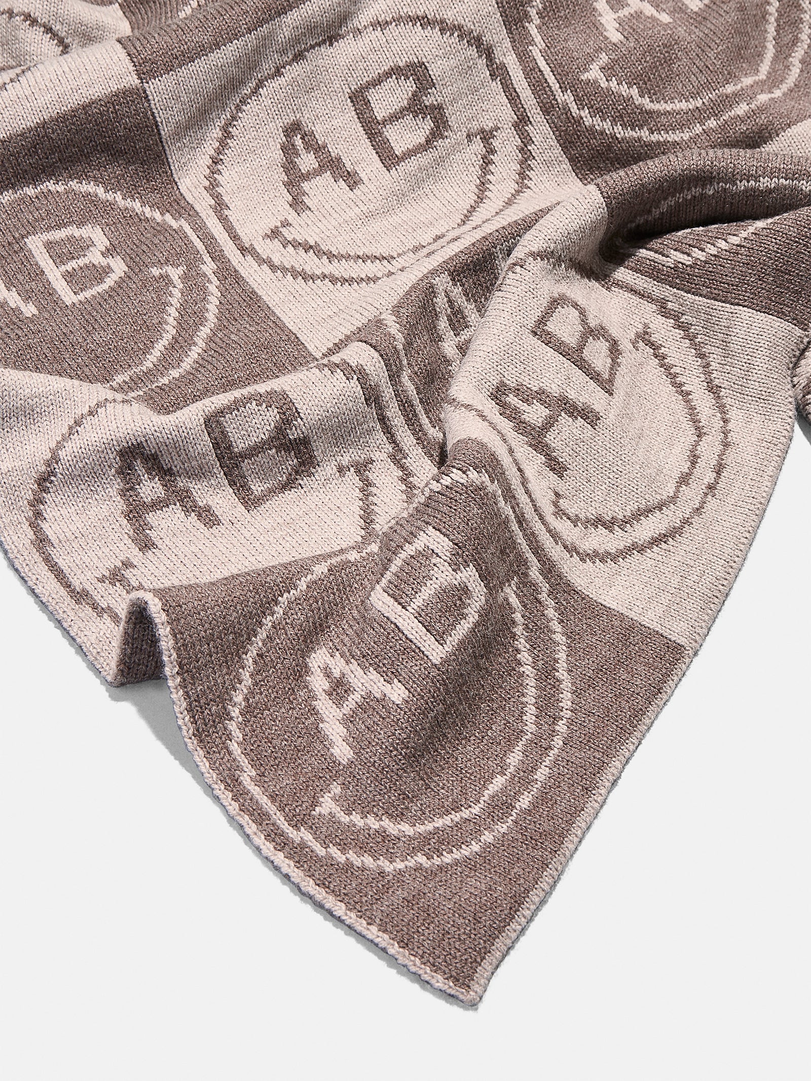 All Smiles Custom Blanket - Tan/Brown - Image 4