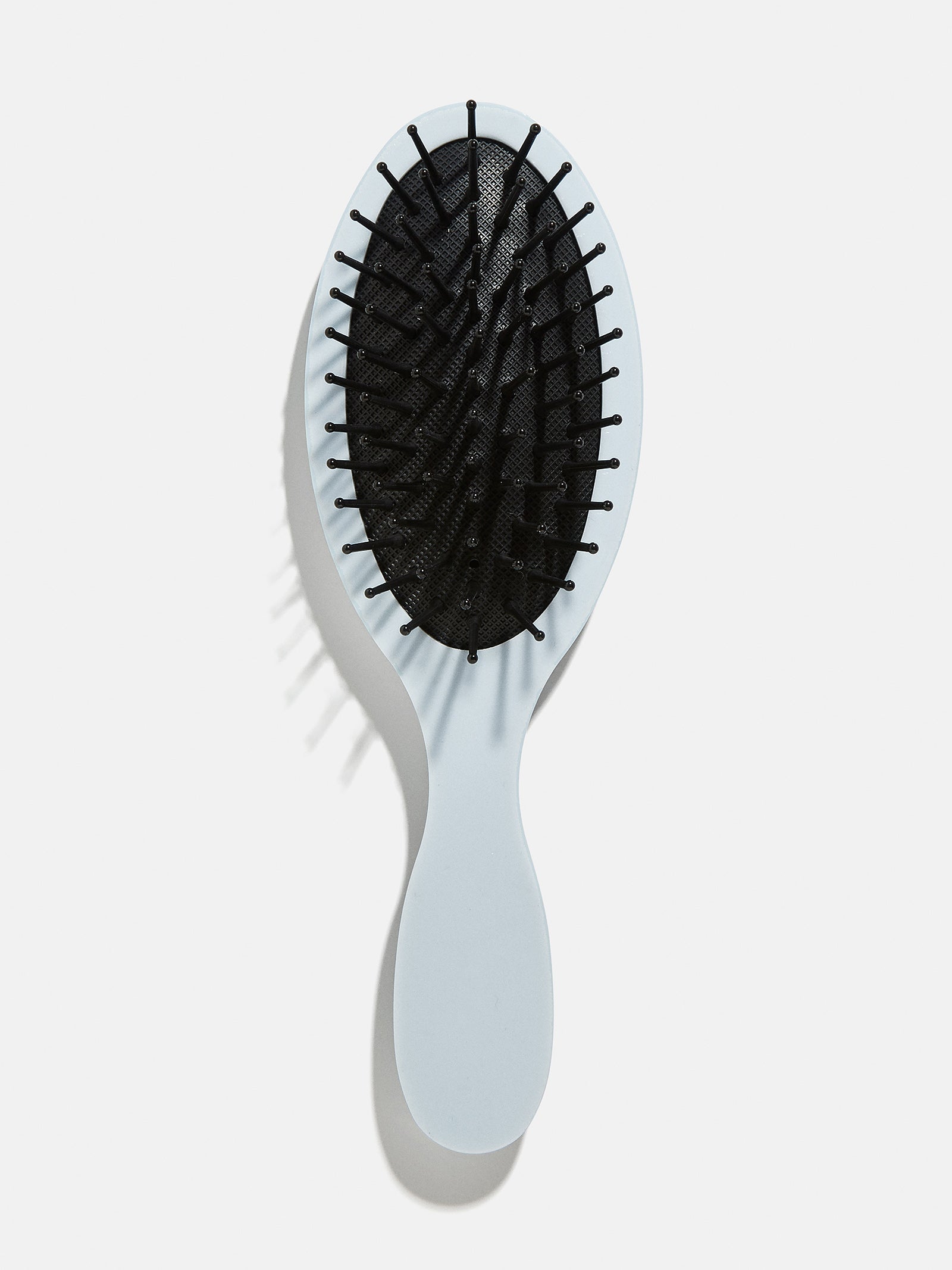 Mini Block Font Custom Hair Brush - Pale Blue/Cobalt Blue - Image 3