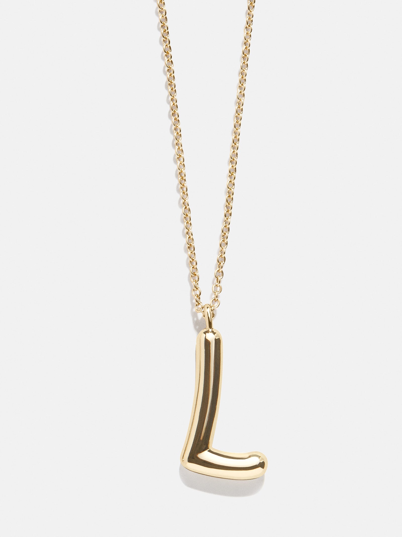 Bubble Script Initial Necklace - Bubble Script - Image 14