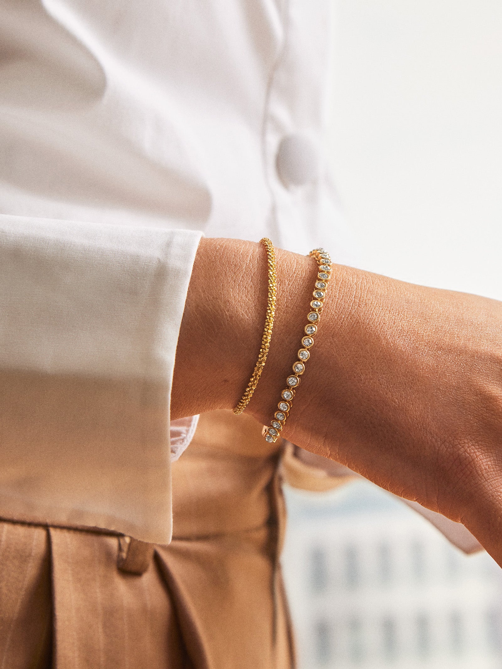Avery 18K Gold Bracelet - Gold - Image 2
