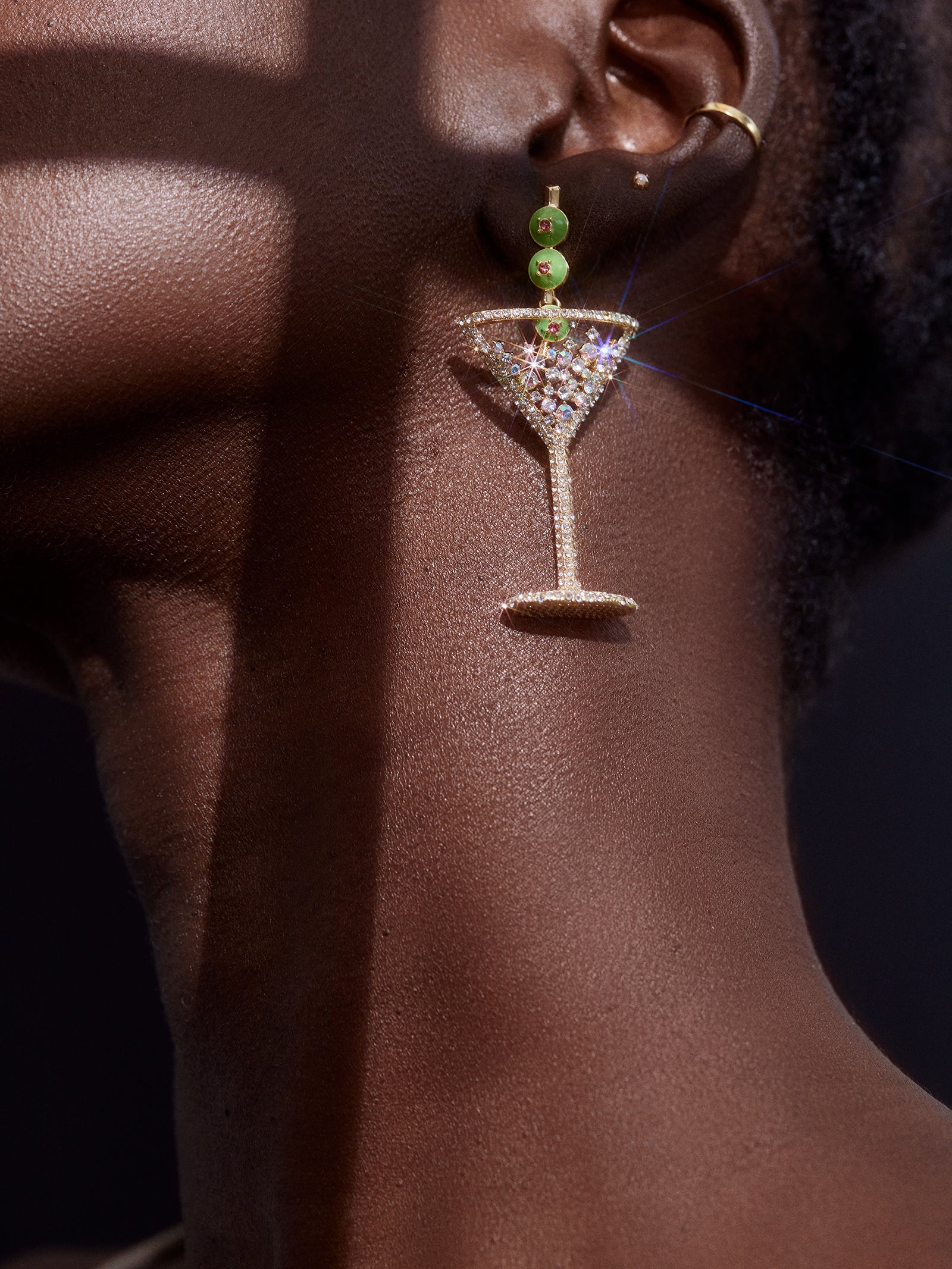 Pimento Memento Martini Earrings - Martini - Image 2