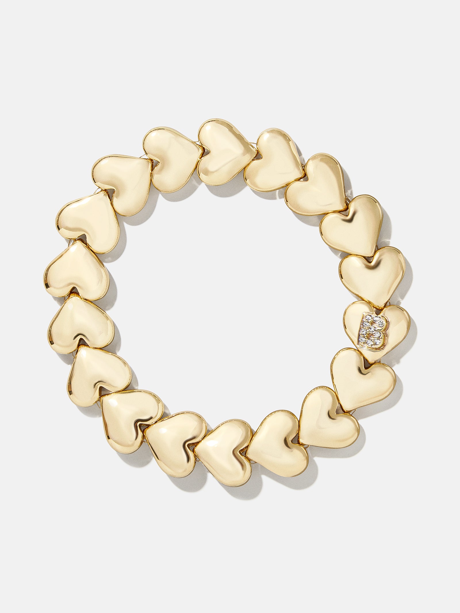 Caroline Initial Bracelet - Gold/Pav?? - Image 4