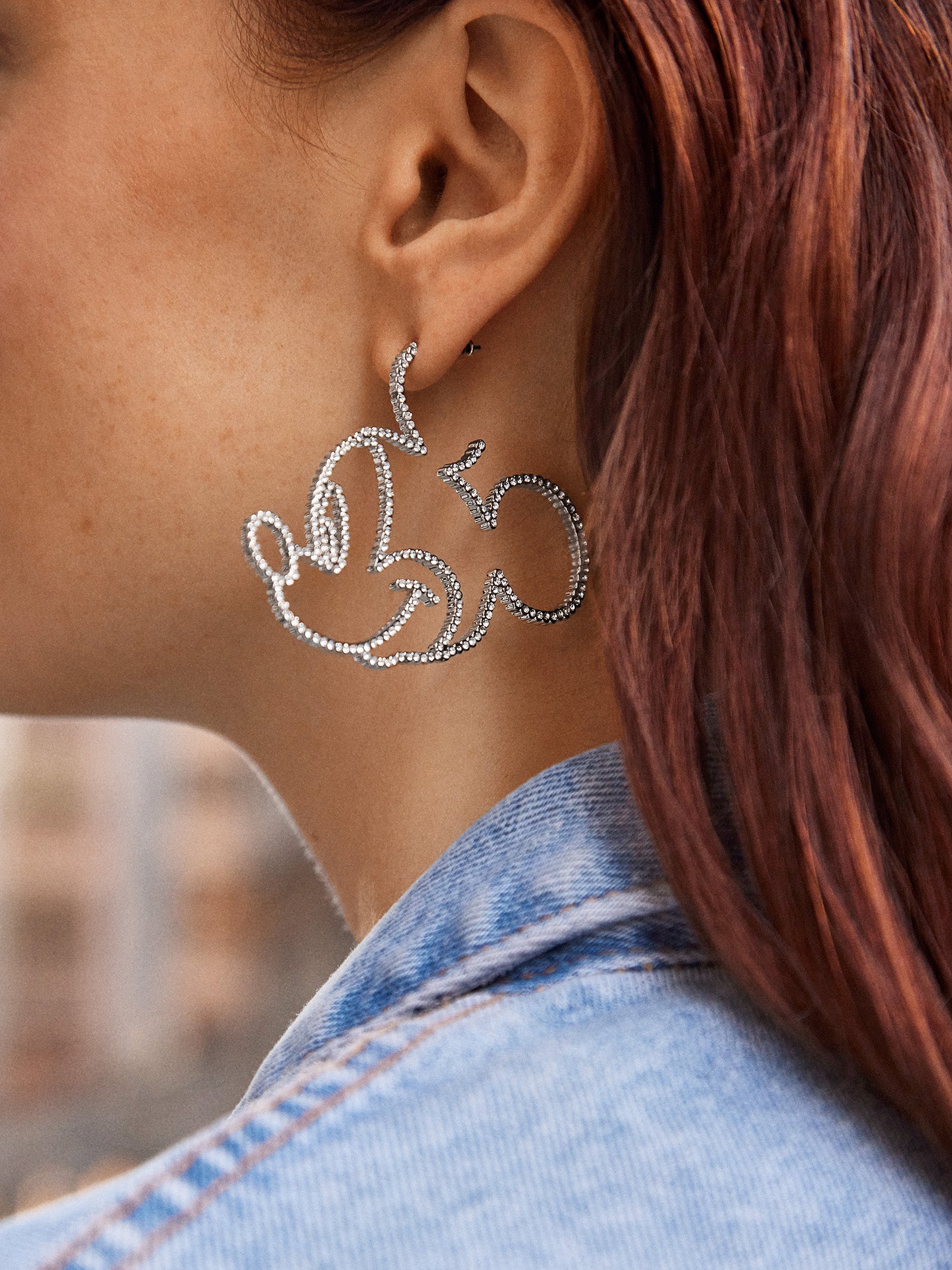 Mickey Mouse Disney Outline Earrings - Mickey Mouse - Image 4