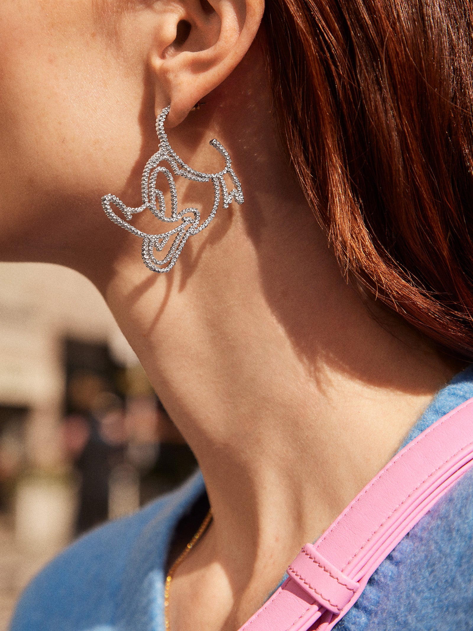 Disney Donald Duck Silver Outline Earrings - Donald Duck - Image 2