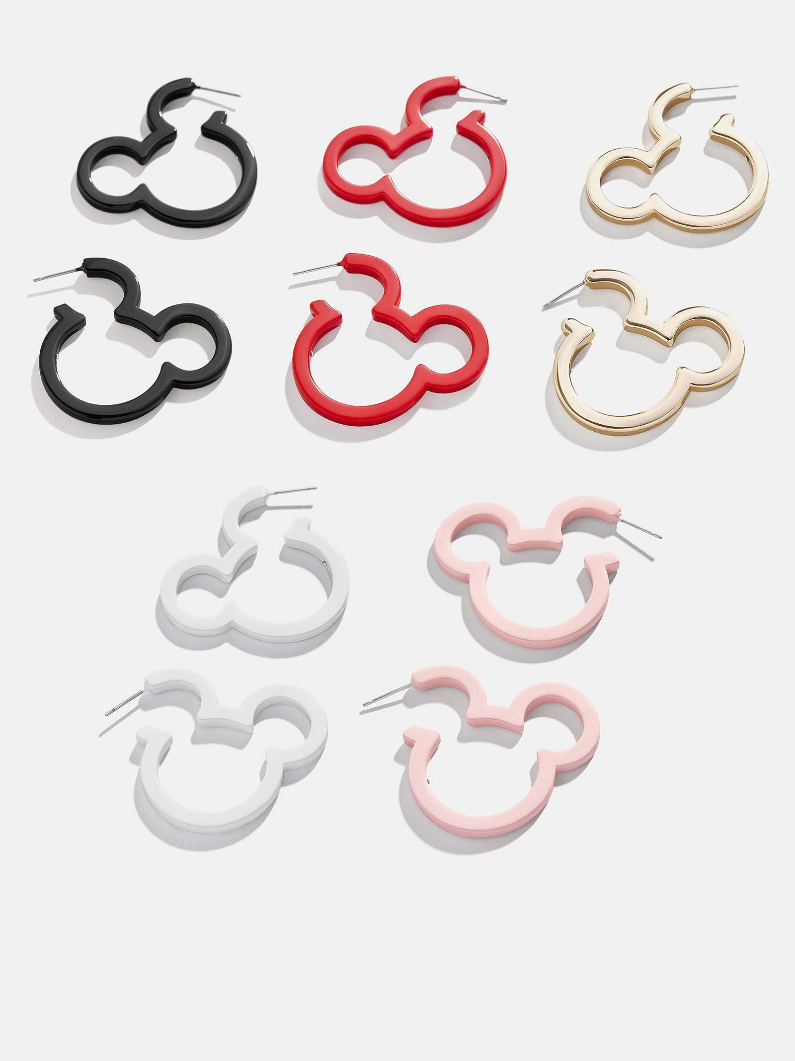 Mickey Mouse Disney Hoop Earrings Set - Multi - Image 4