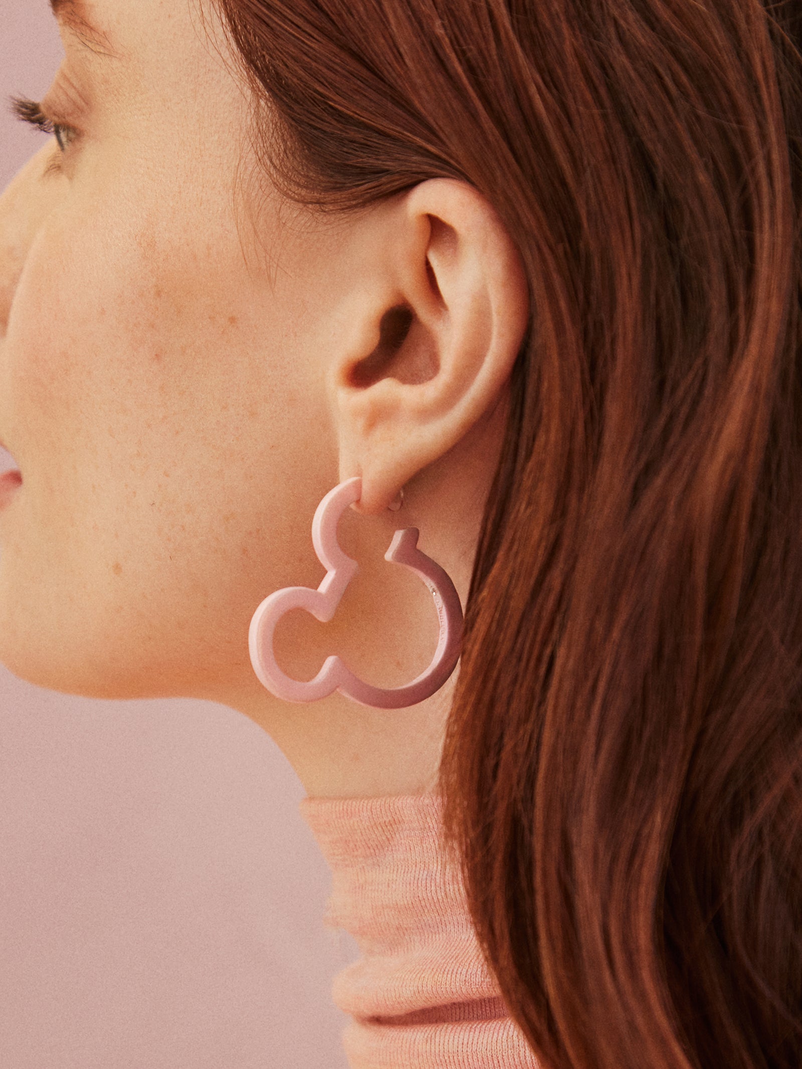 Mickey Mouse Disney Hoop Earrings Set - Multi - Image 3