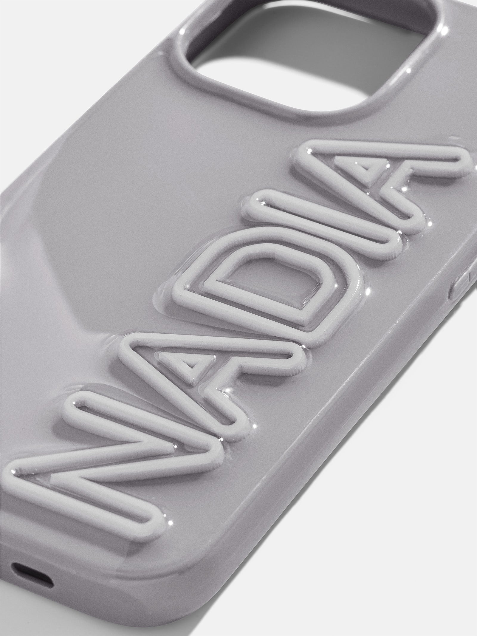 Fine Line Custom IPhone Case - Gray - Image 2