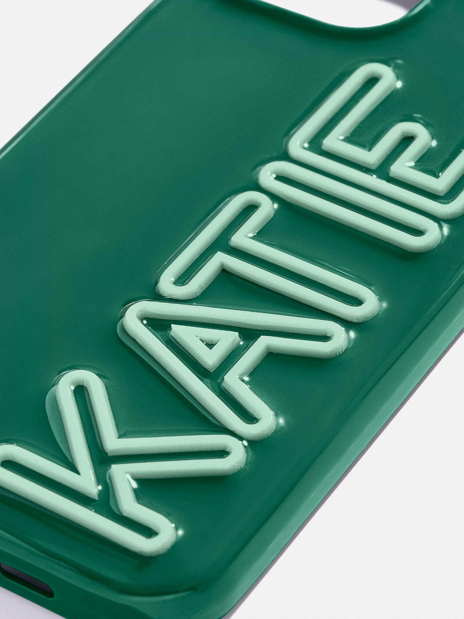 Fine Line Custom IPhone Case - Green - Image 2