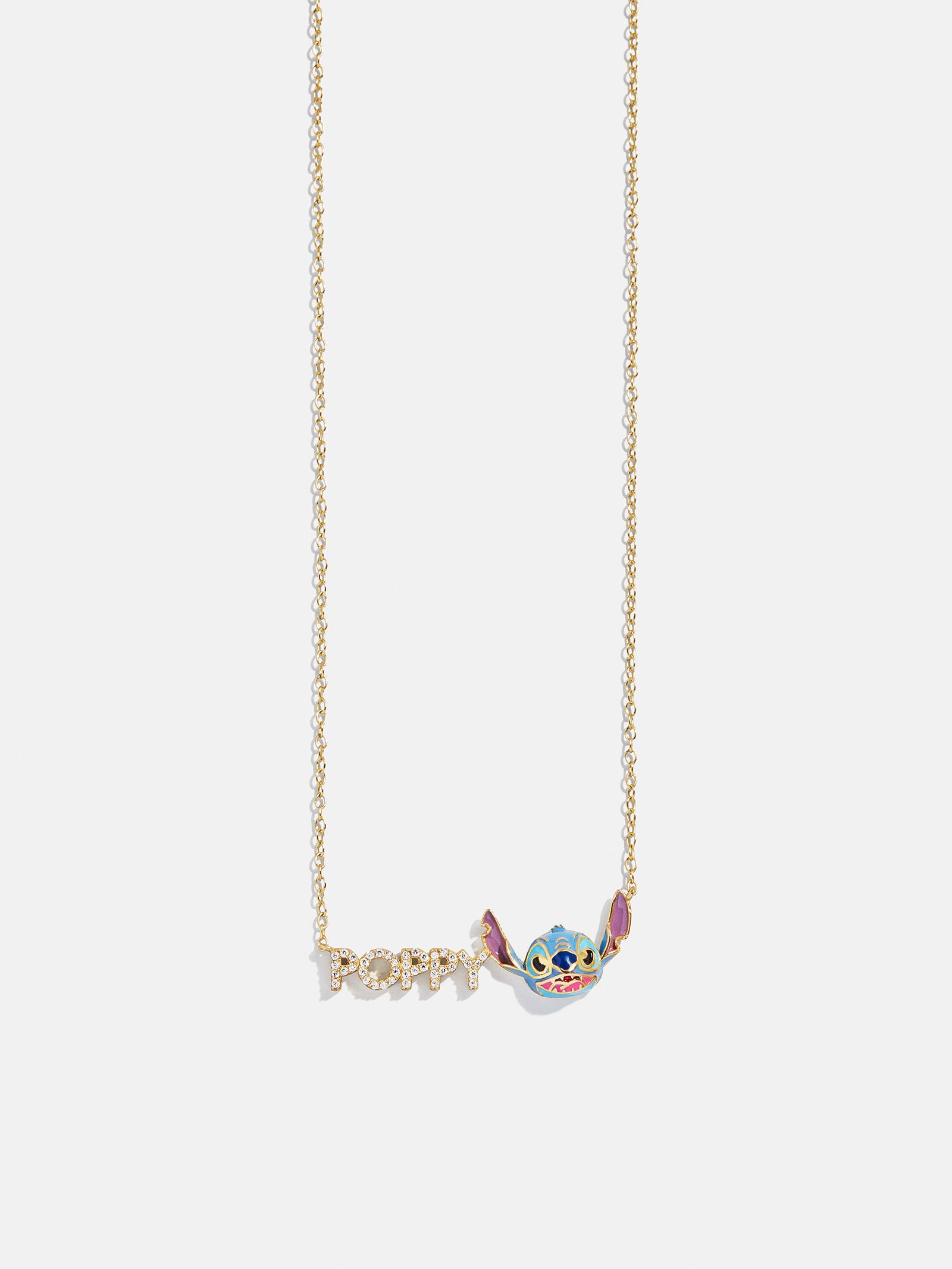 Disney Stitch Custom Nameplate Necklace - Mini Block