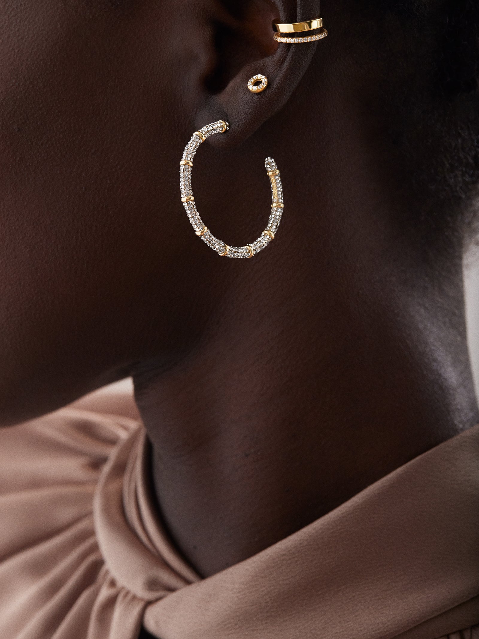Clarissa Earrings - Gold/Pav?? - Image 2