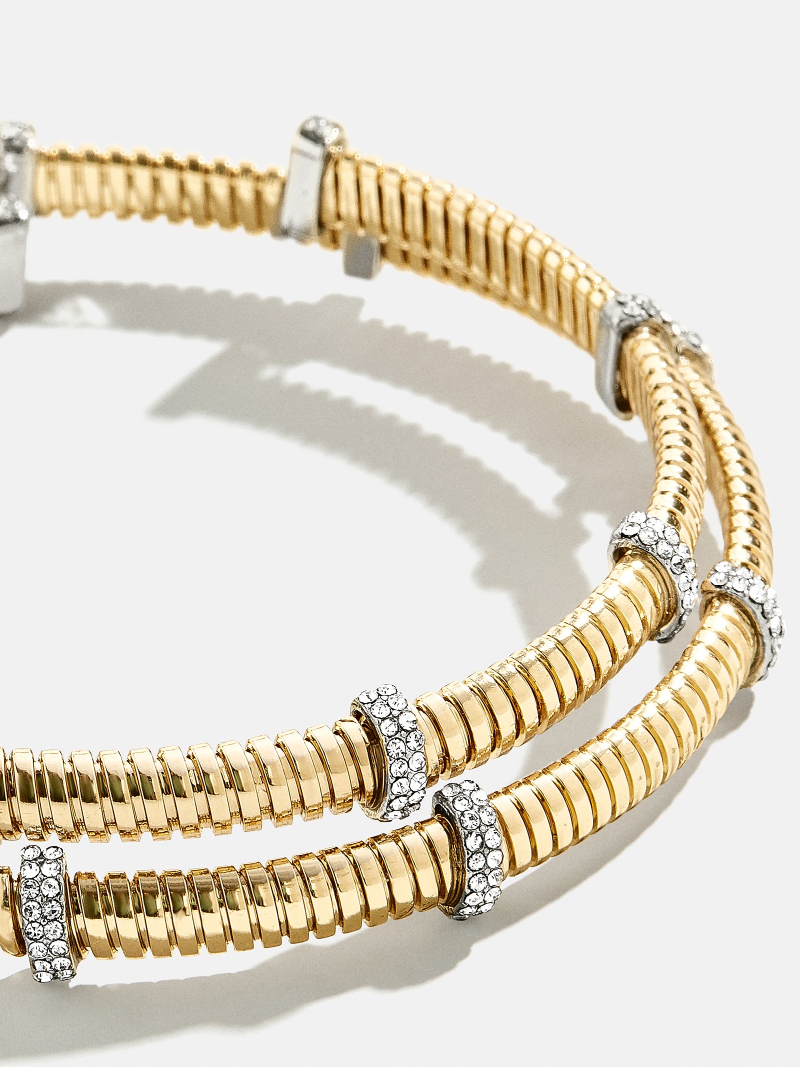 Eve Cuff Bracelet - Gold/Pav??