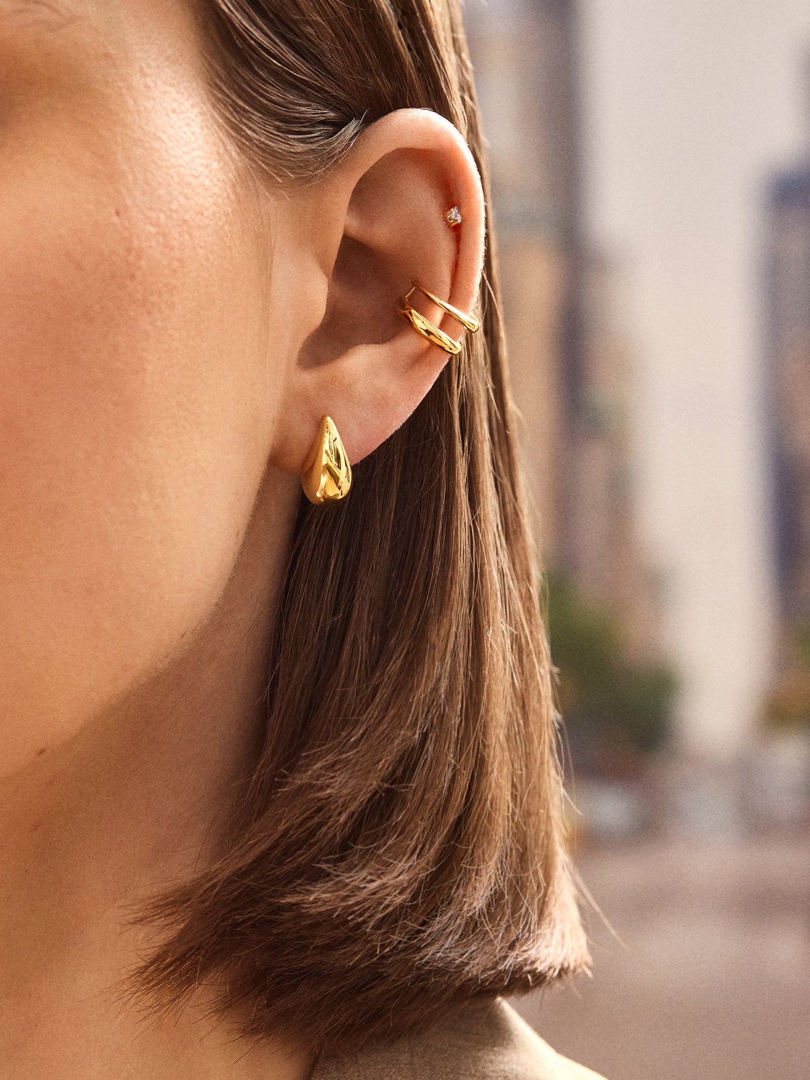 Ella 18K Gold Earrings - Image 6