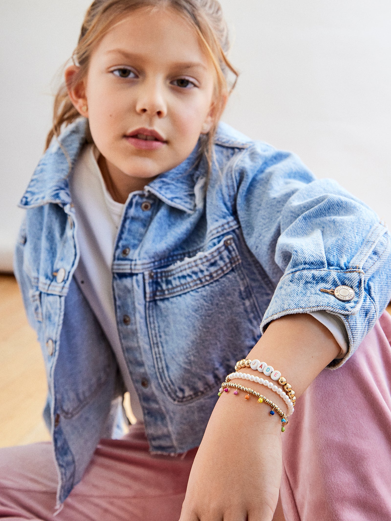 Pisa Kids' Custom Bracelet - White/Multi - Image 2