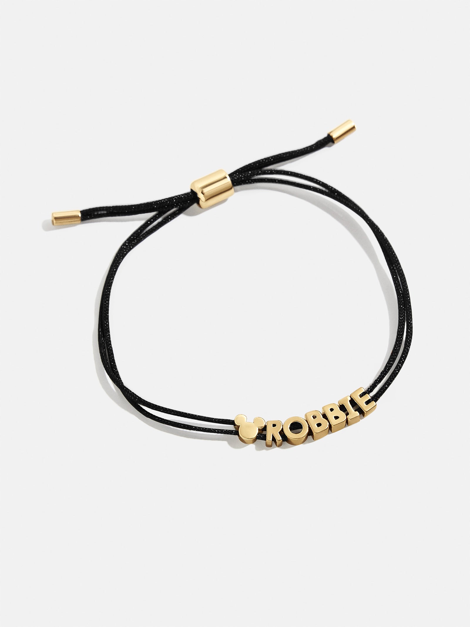 Mickey Mouse Disney Custom Cord Bracelet - Black - Image 3