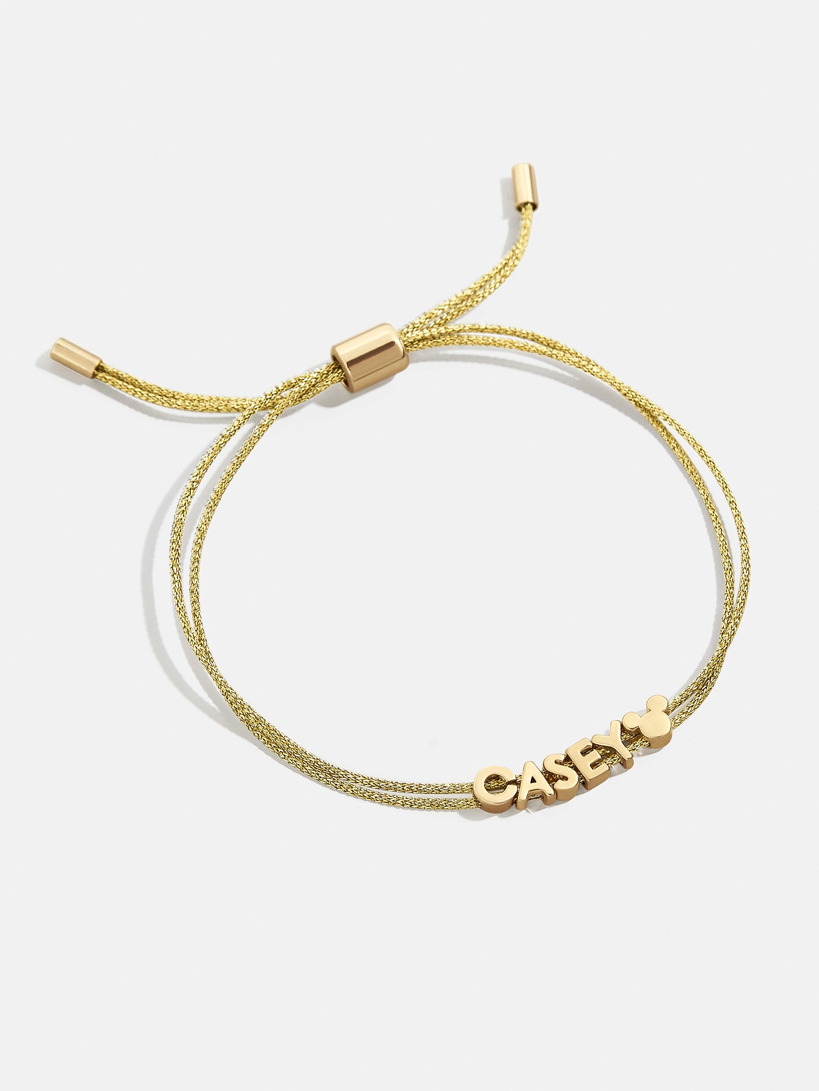 Disney Mickey Mouse Custom Cord Bracelet - Gold - Image 3