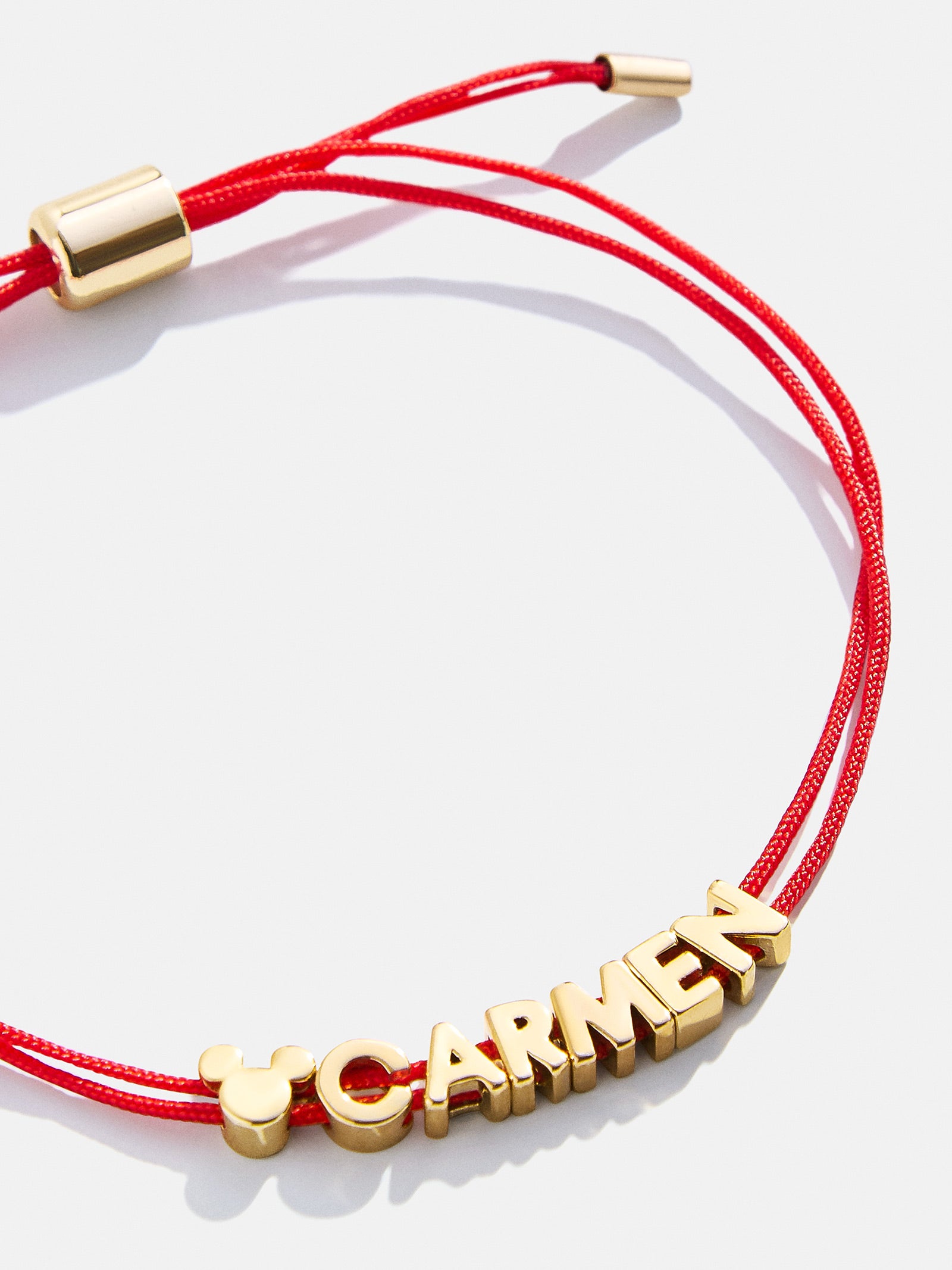 Disney Mickey Mouse Custom Cord Bracelet - Red - Image 3