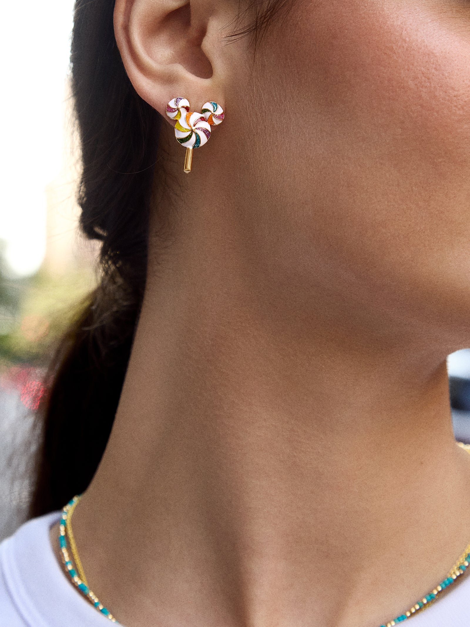 Mickey Mouse Disney Lollipop Earrings - Disney Lollipop Earring - Image 2