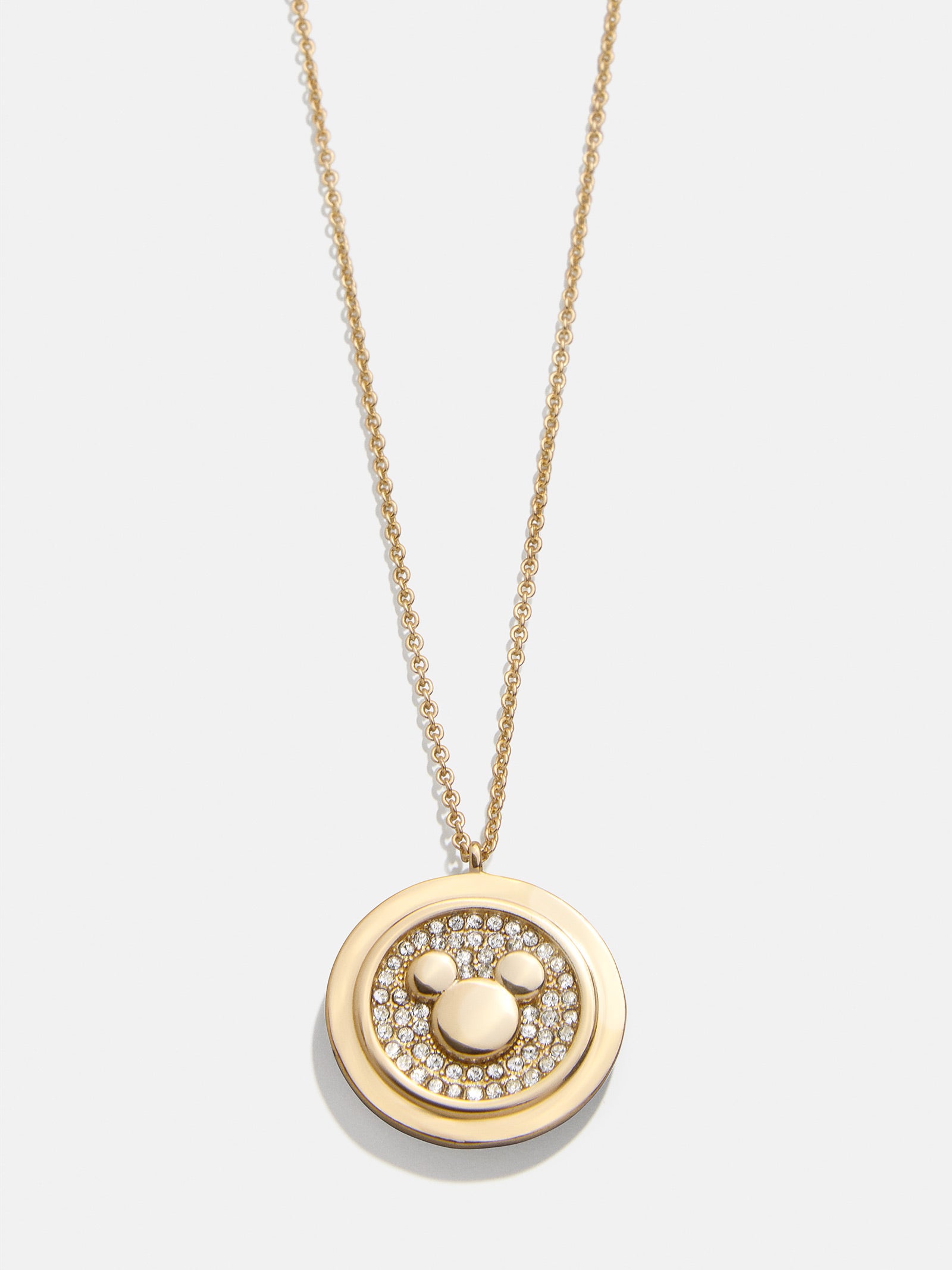 Disney Coin Pendant Necklace - Gold/Black - Image 5