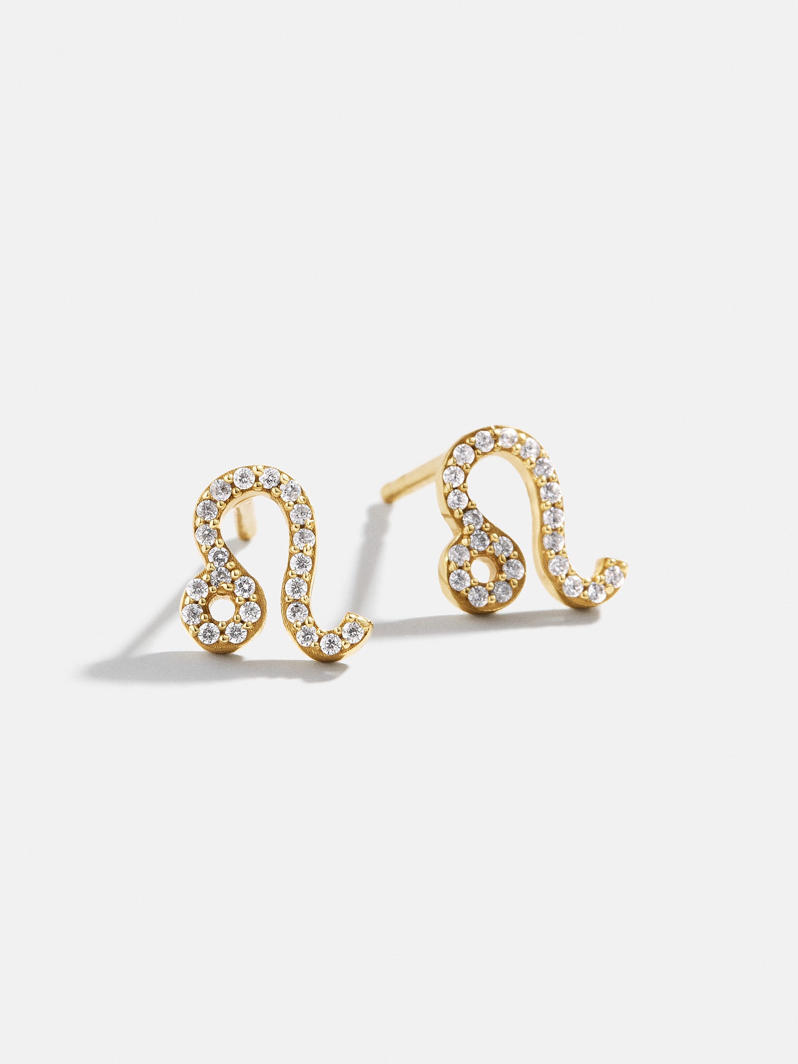 18K Gold Zodiac Earrings - 18K Gold. Pav?? Cubic Zirconia Stones - Image 13