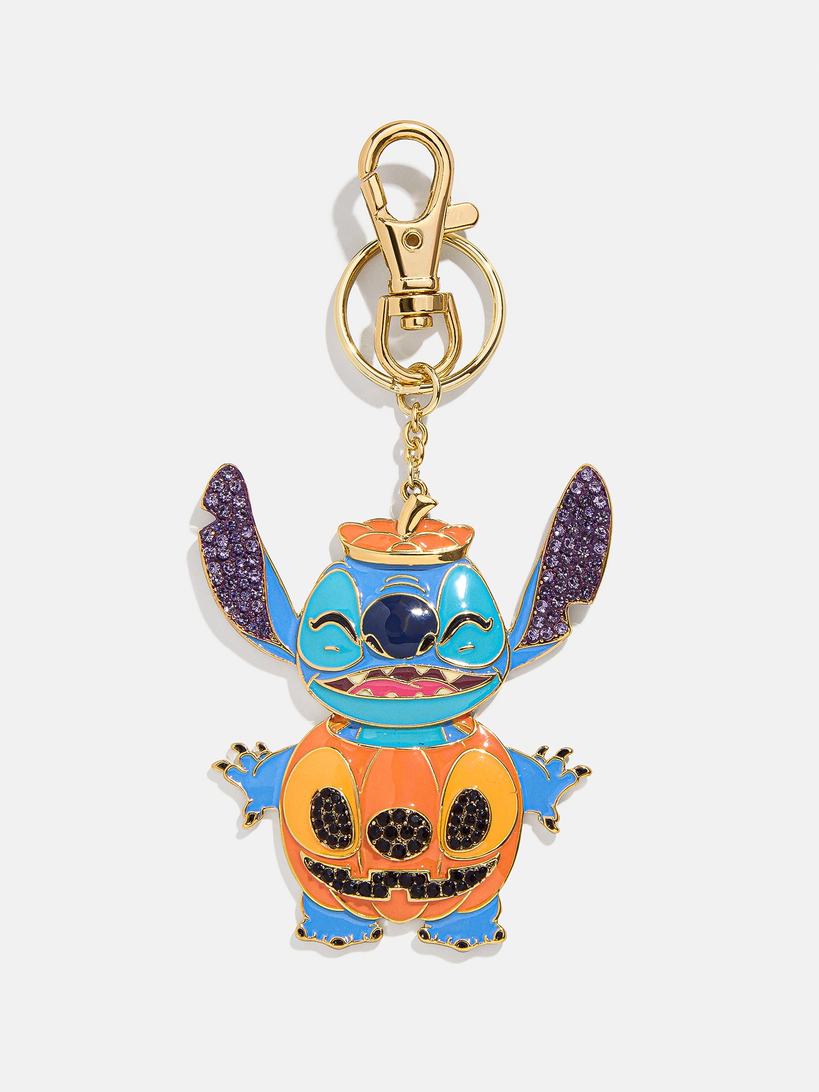 Stitch Disney 2D Pumpkin Bag Charm - Stitch Pumpkin Glow-In-The-Dark Bag Charm - Image 4