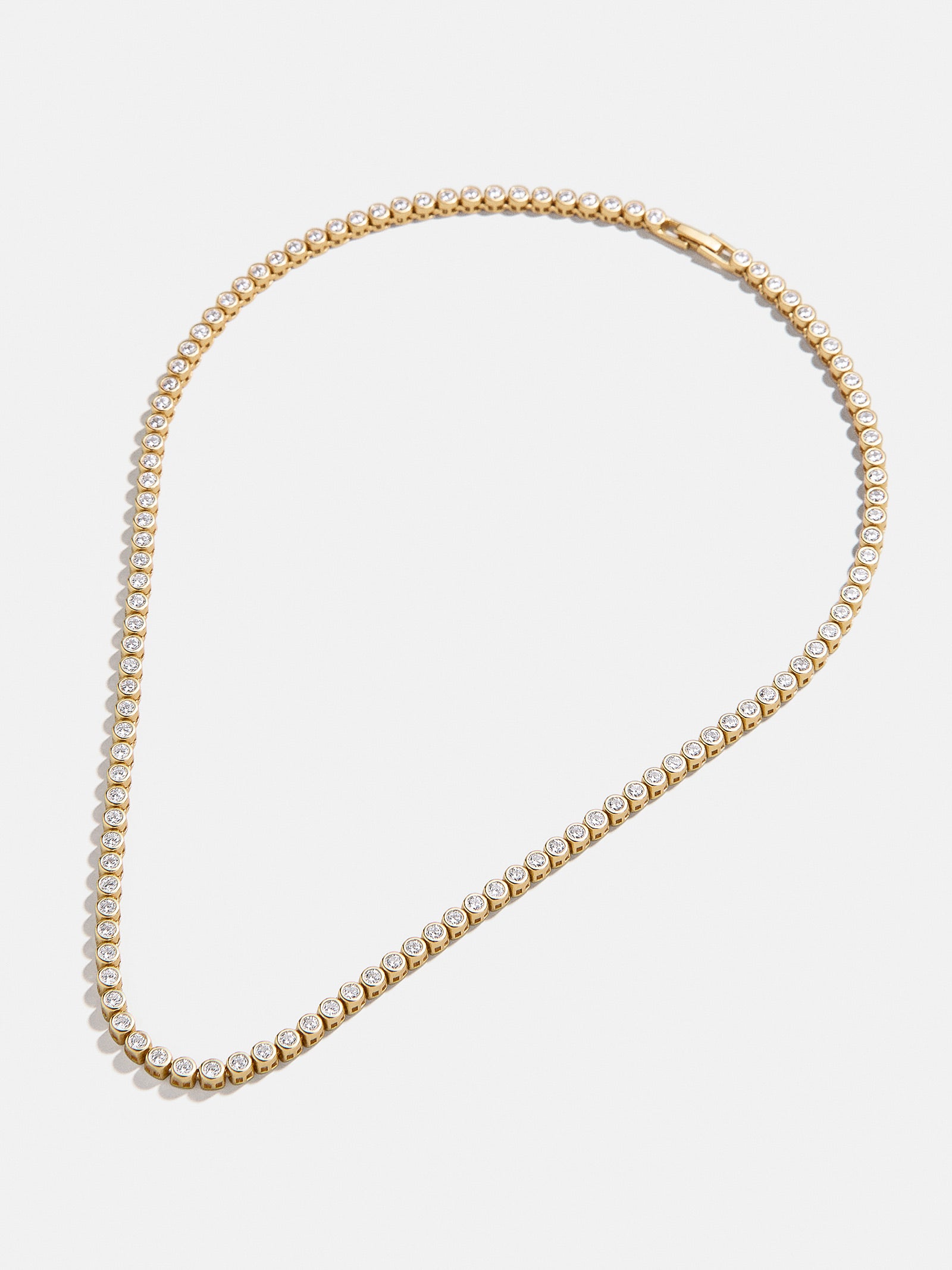 Amalie Bezel Tennis Necklace - Image 3
