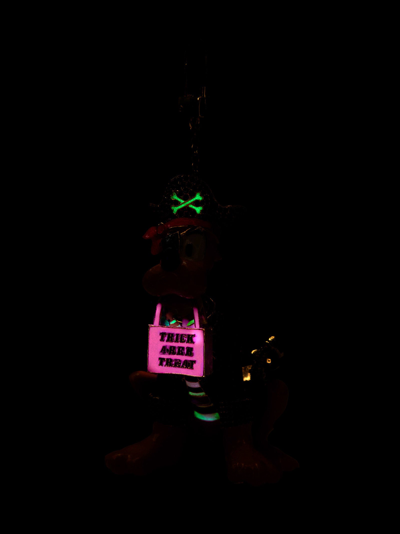 Pluto Disney Pirate Glow-In-The-Dark Bag Charm - Pluto - Image 2