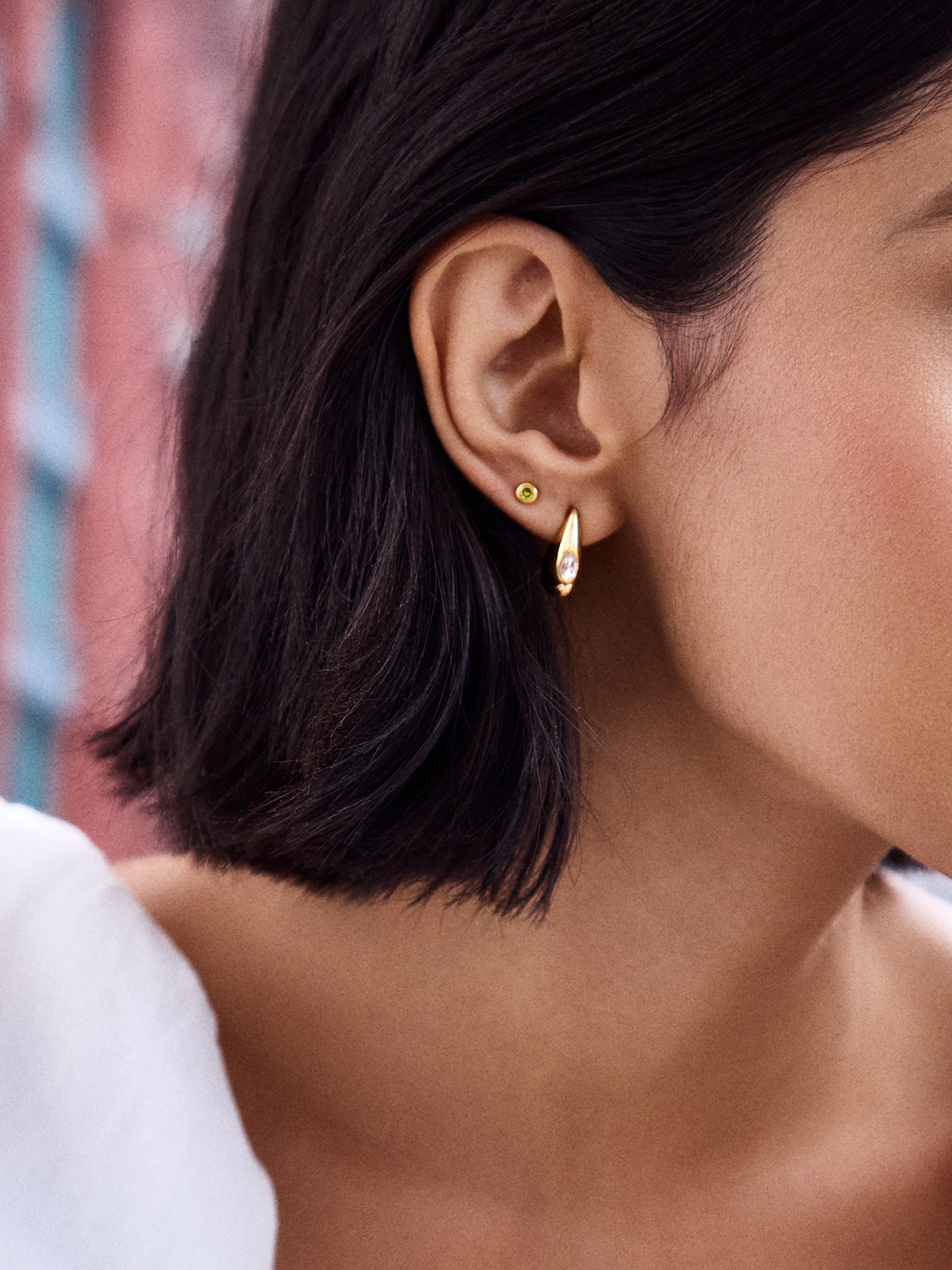 Eliana Earrings - Gold/Pav?? - Image 2