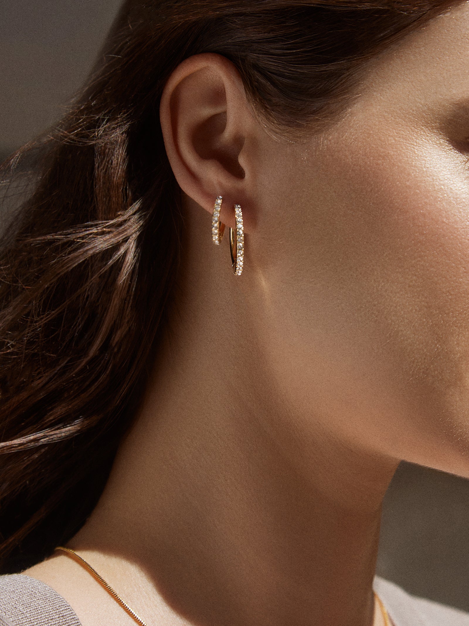 Niata Earring Set - Gold/Pav?? - Image 2