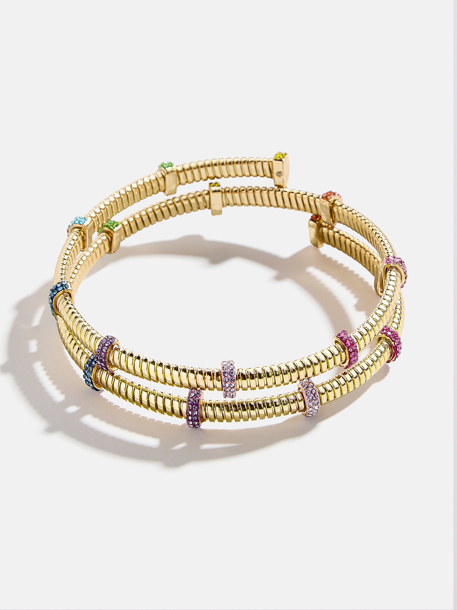 Eve Cuff Bracelet - Gold/Multi - Image 4