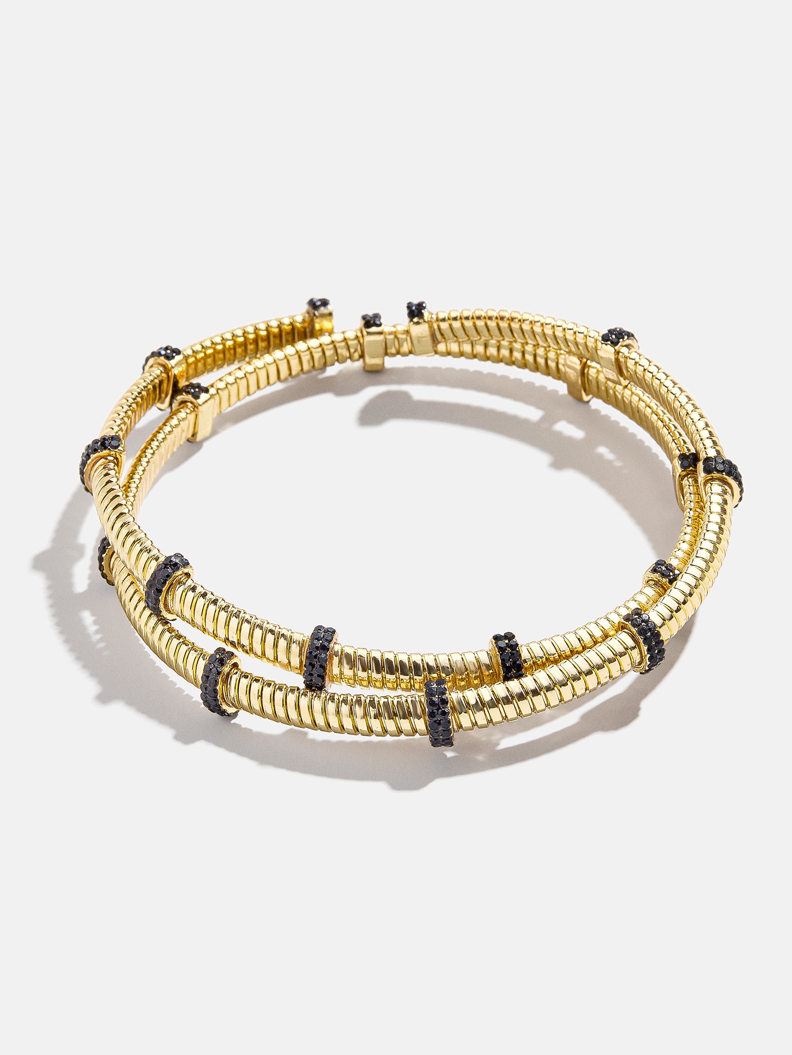 Eve Cuff Bracelet - Gold/Black - Image 3