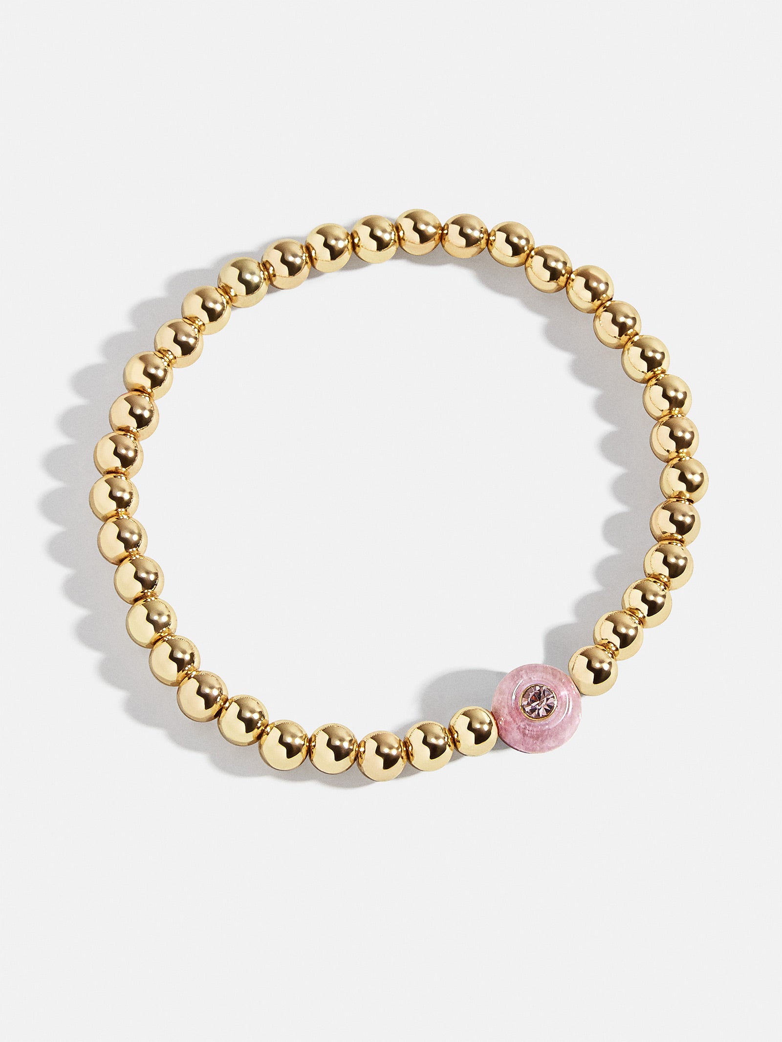 Semi-Precious Birthstone Pisa Bracelet - Light Amethyst - Image 3