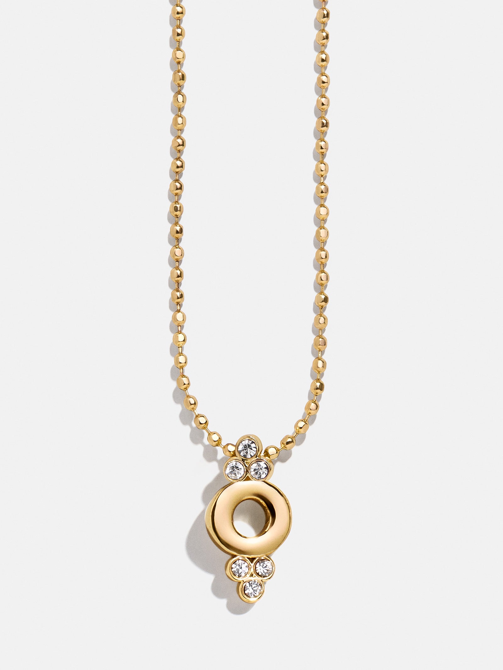 Initial Triad Necklace - Gold/Pav?? - Image 17