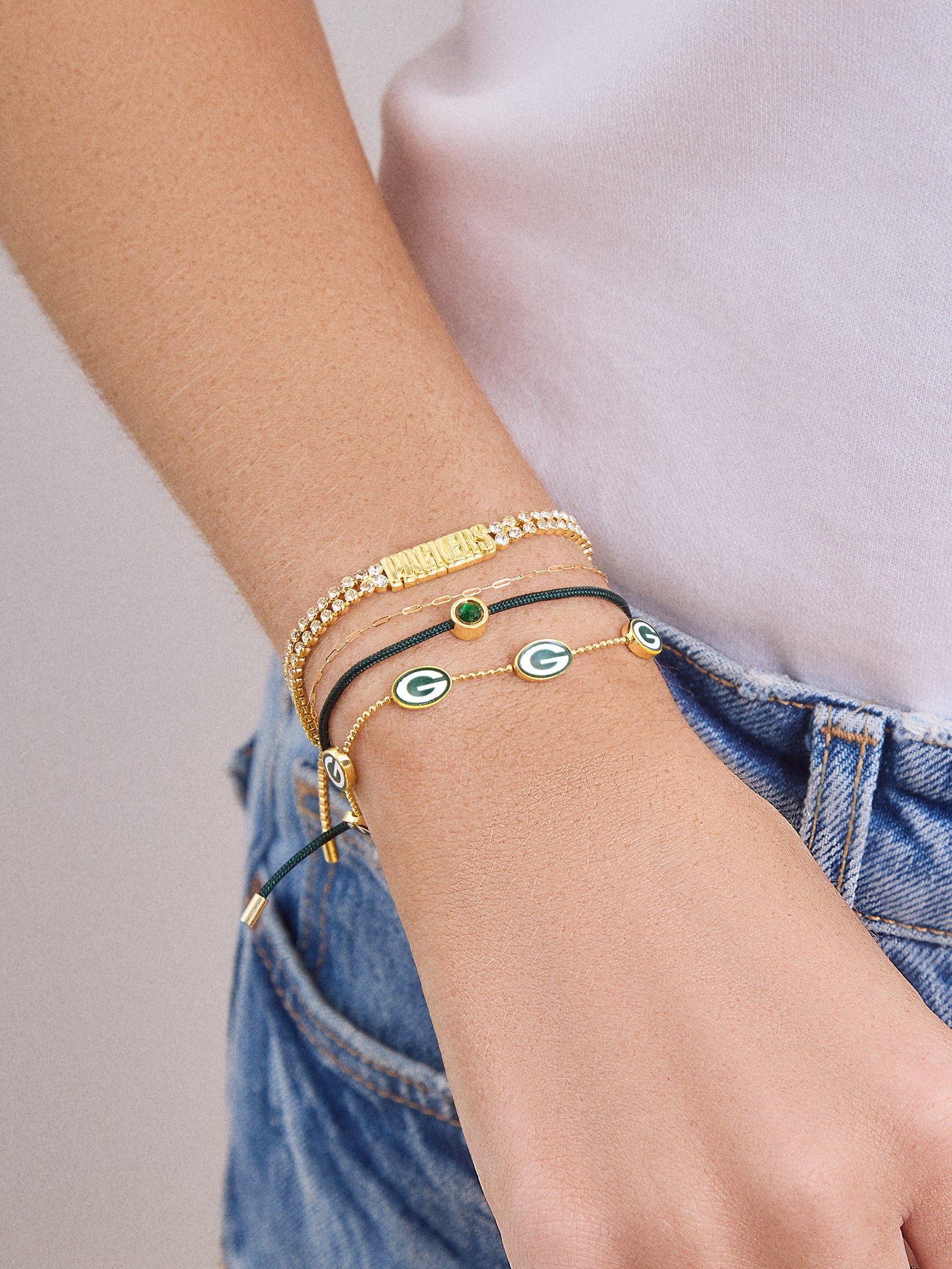 NFL Bracelet Set - Green Bay Packers - Image 2