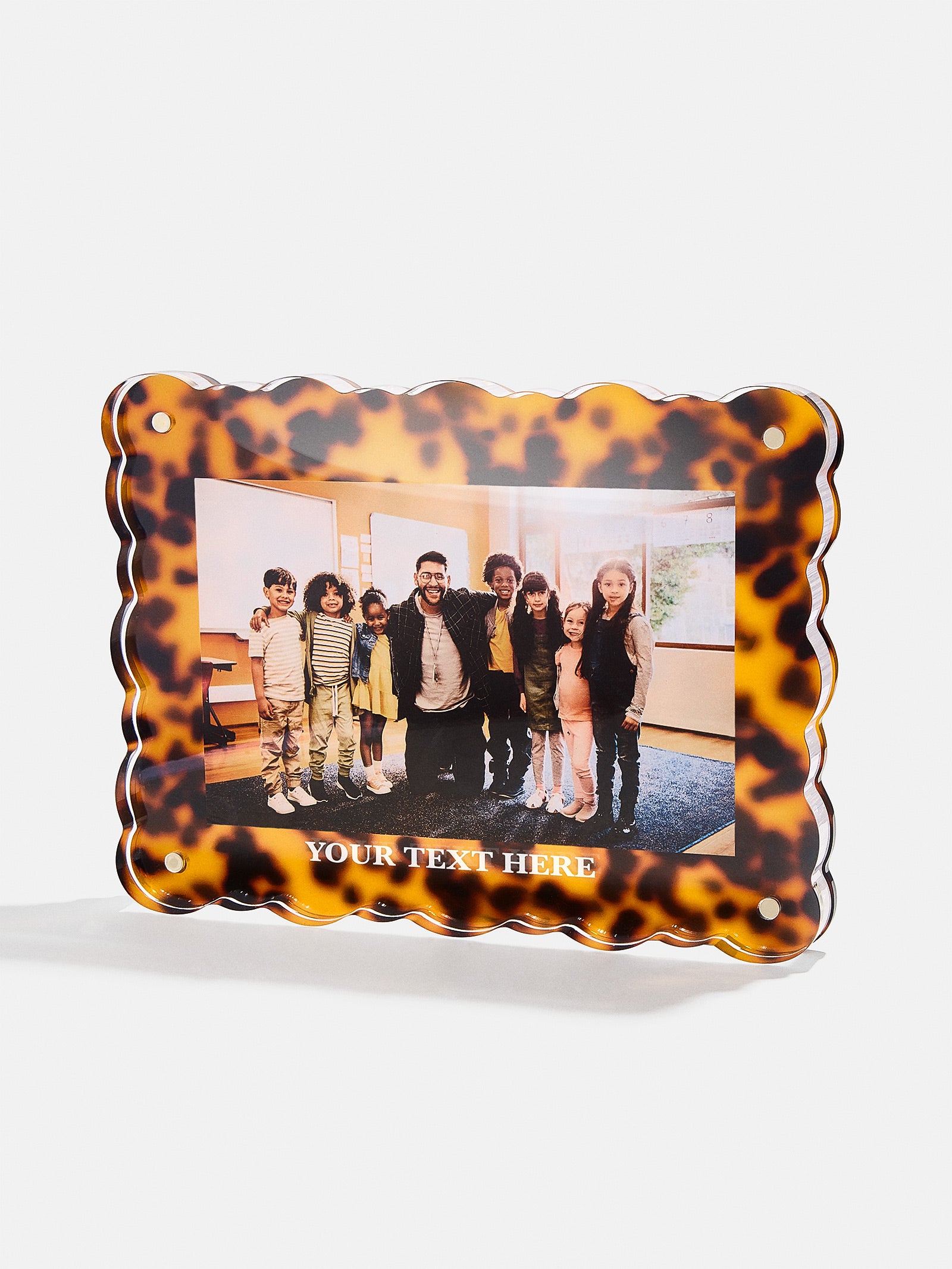 Picture Perfect Horizontal Acrylic Frame - Scalloped Shape - Image 10