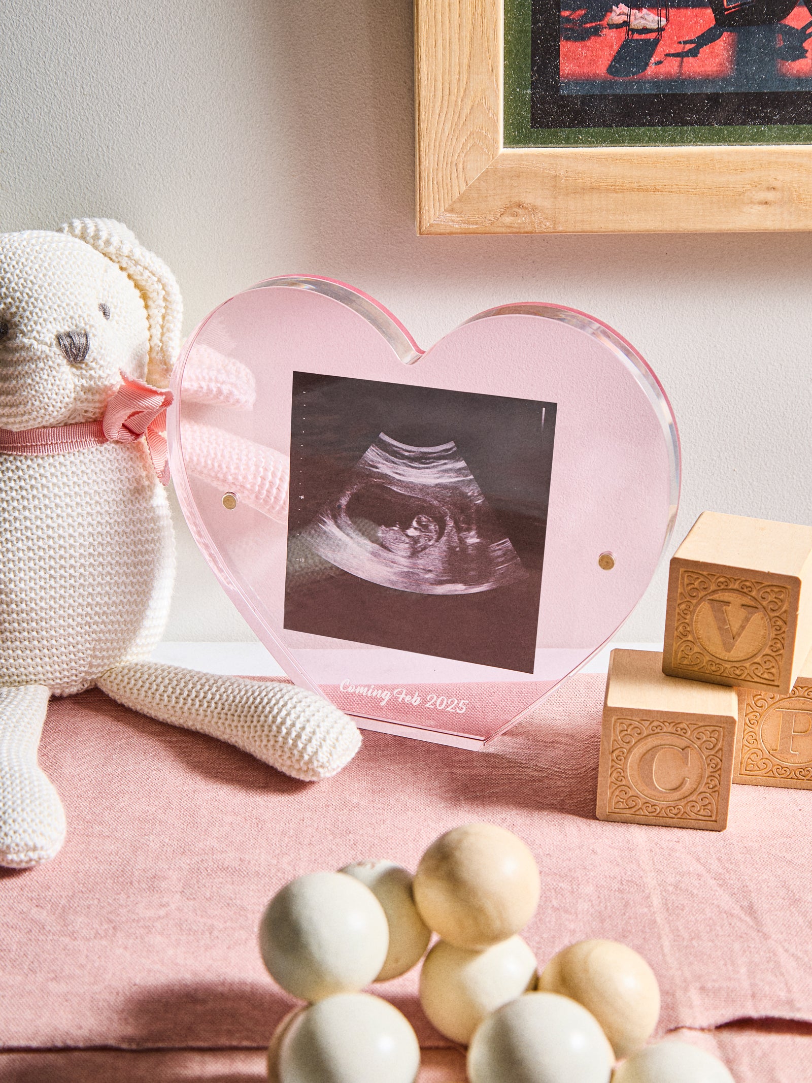 Picture Perfect Acrylic Frame - Heart Shape - Image 4