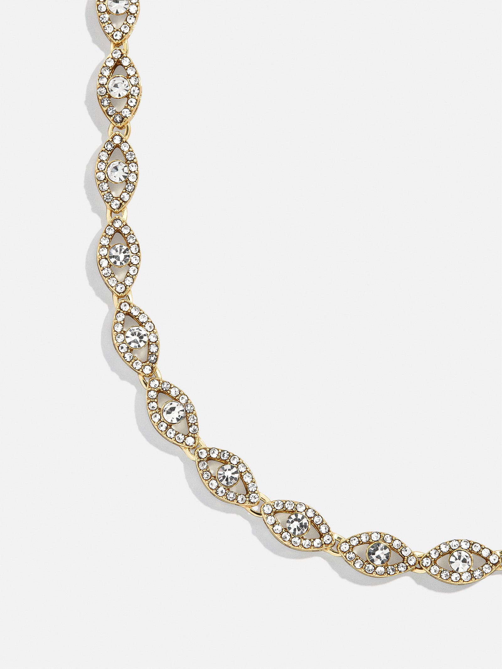 Evil Eye On Repeat Tennis Necklace - Gold/Pav?? - Image 3