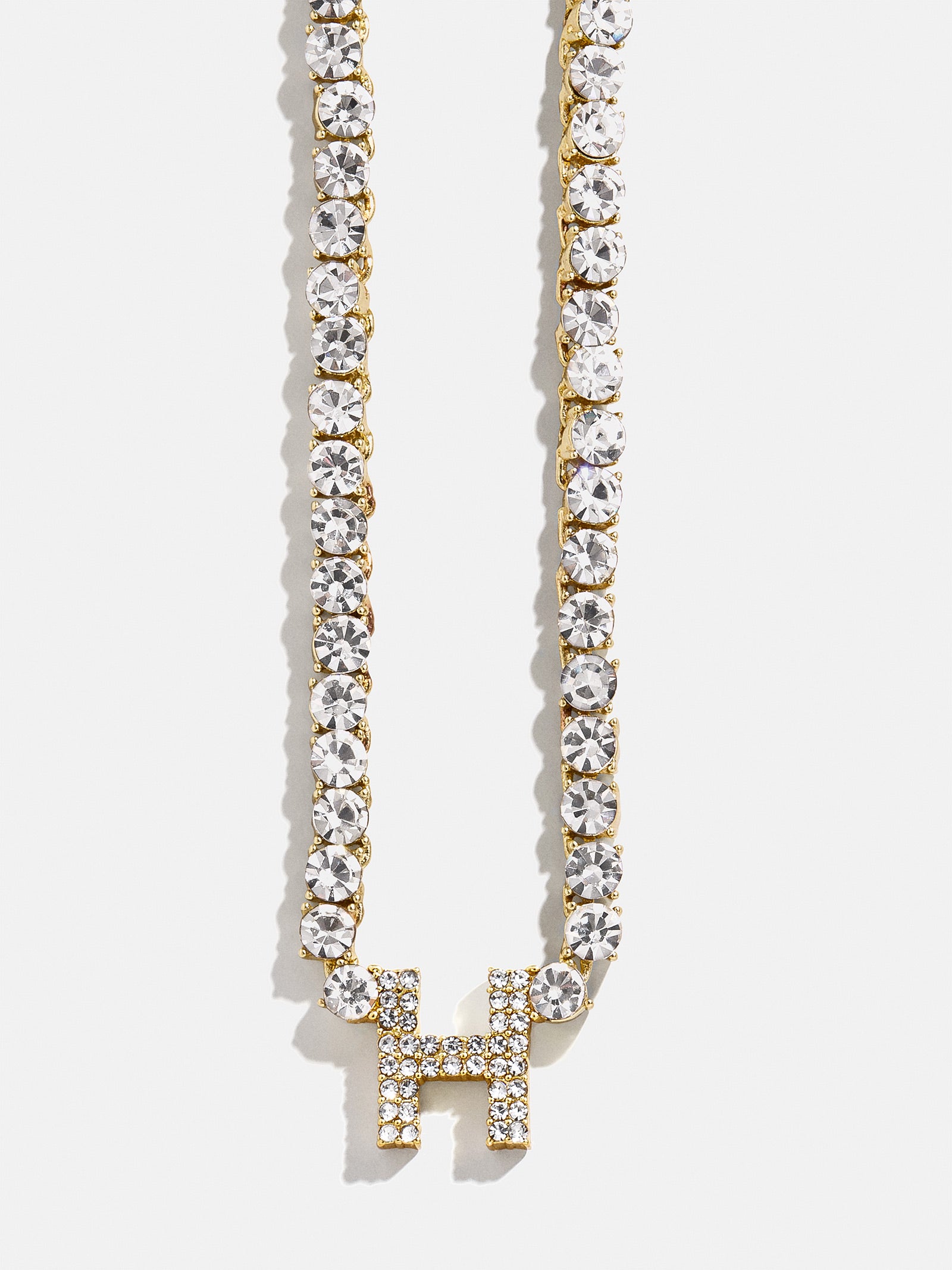 Initial Tennis Necklace - Gold/Pav?? - Image 10