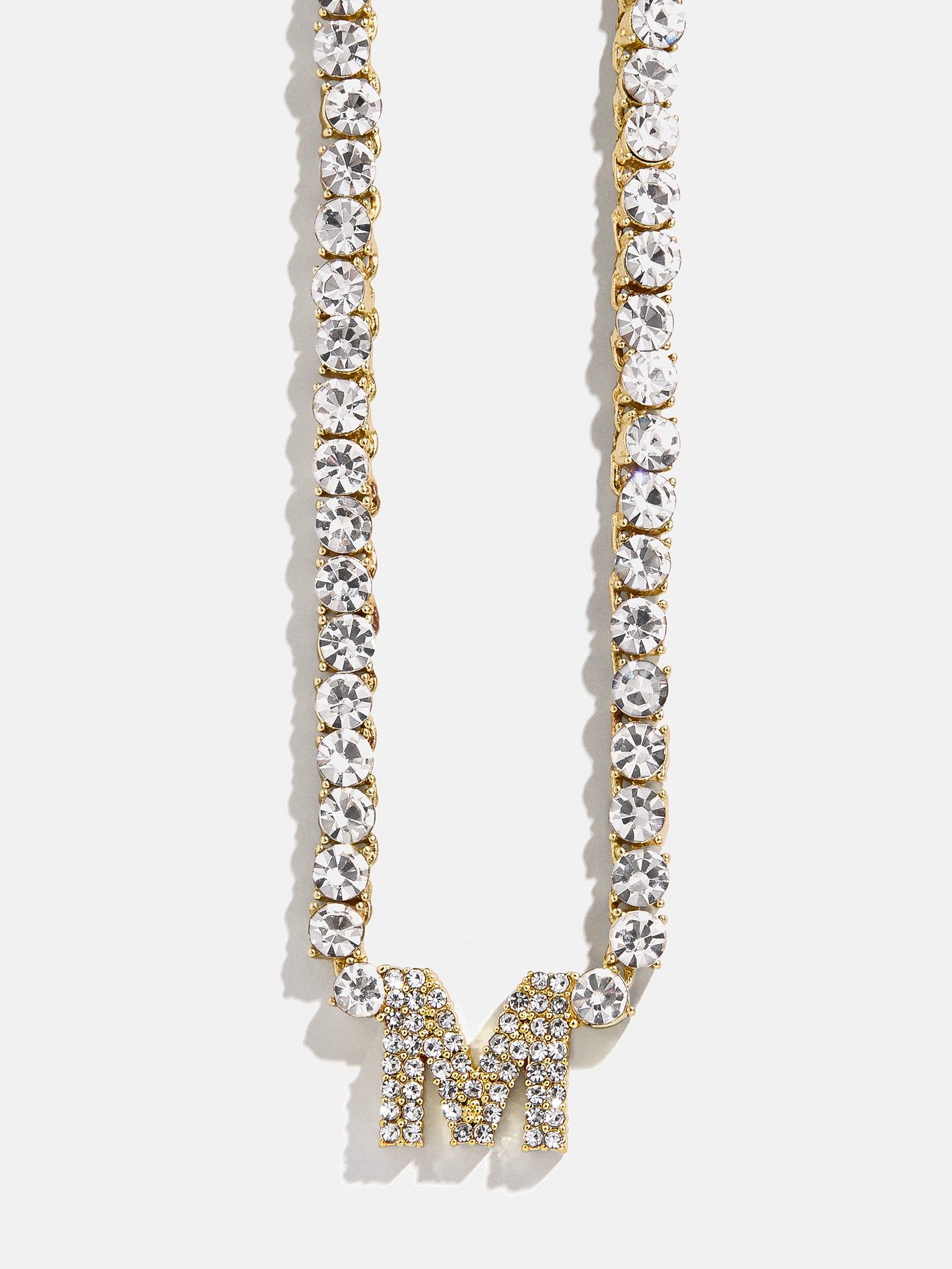 Initial Tennis Necklace - Gold/Pav?? - Image 15