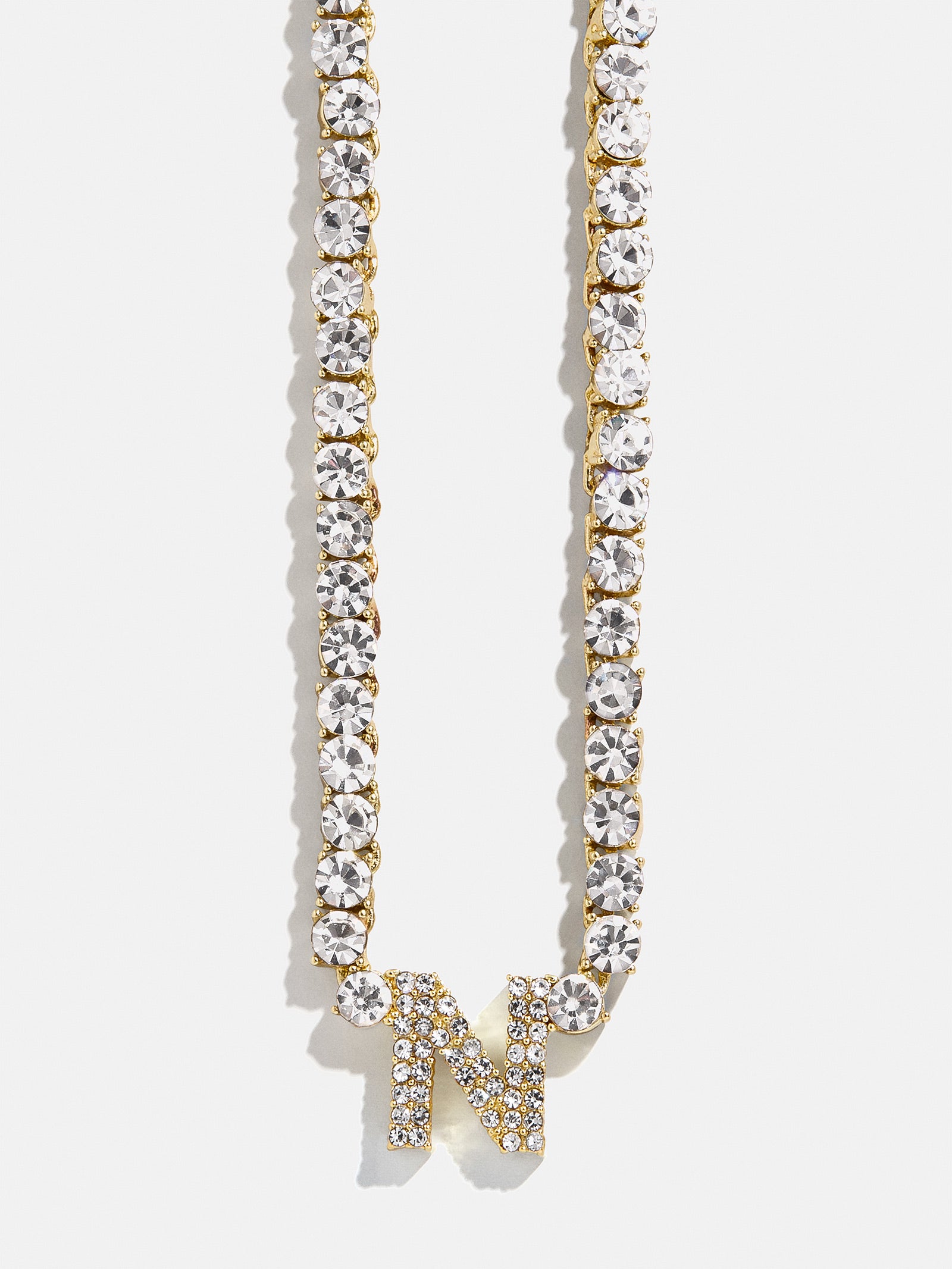 Initial Tennis Necklace - Gold/Pav?? - Image 16