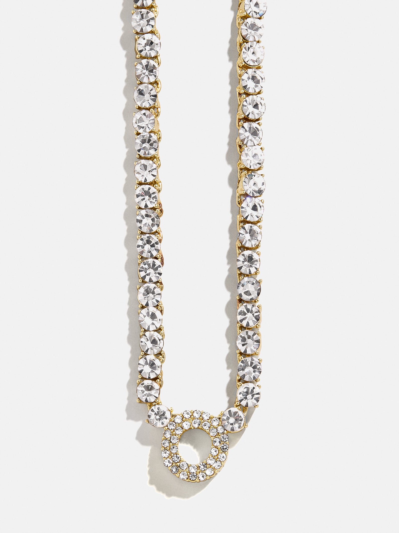 Initial Tennis Necklace - Gold/Pav?? - Image 17