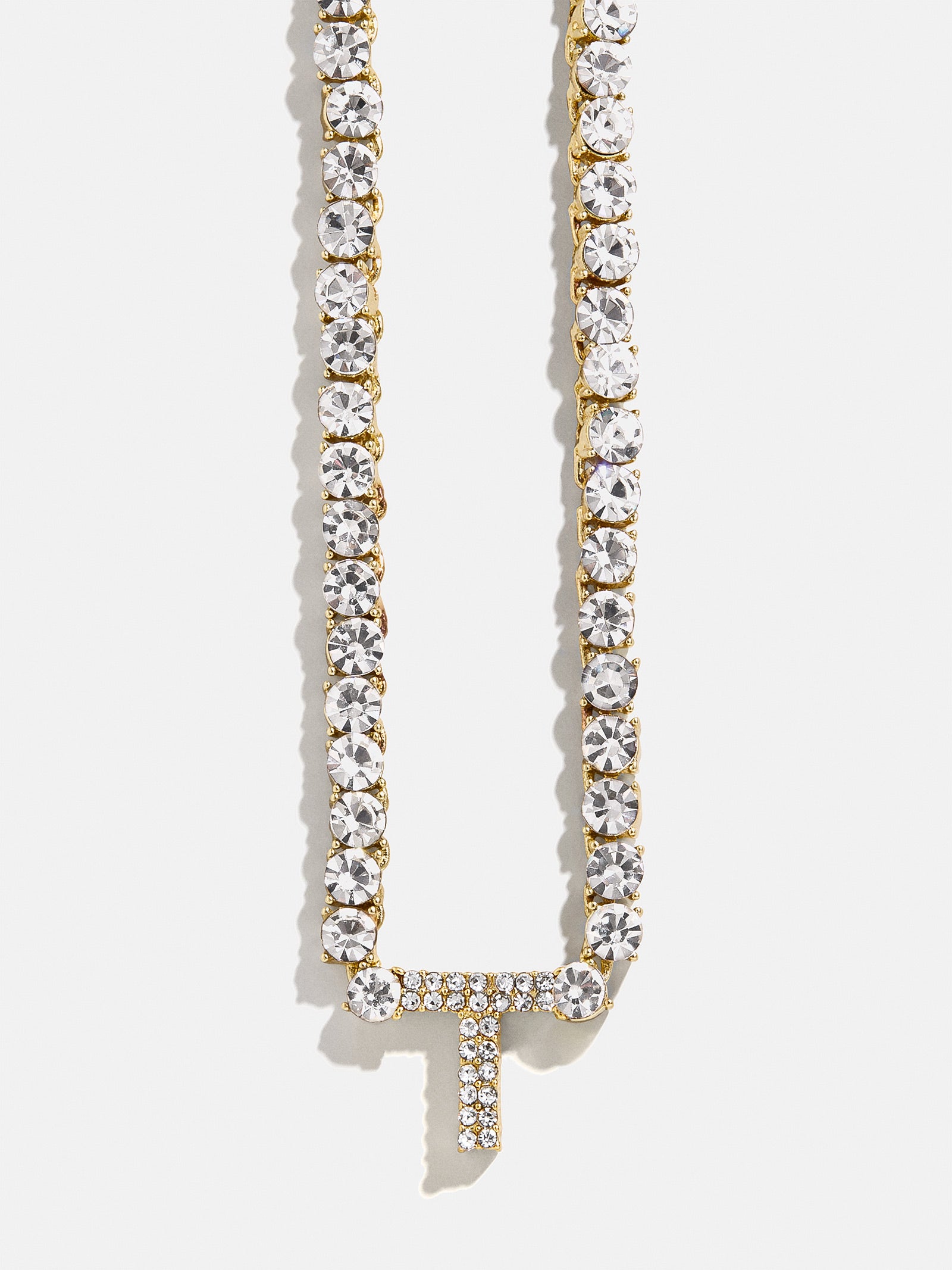Initial Tennis Necklace - Gold/Pav?? - Image 21