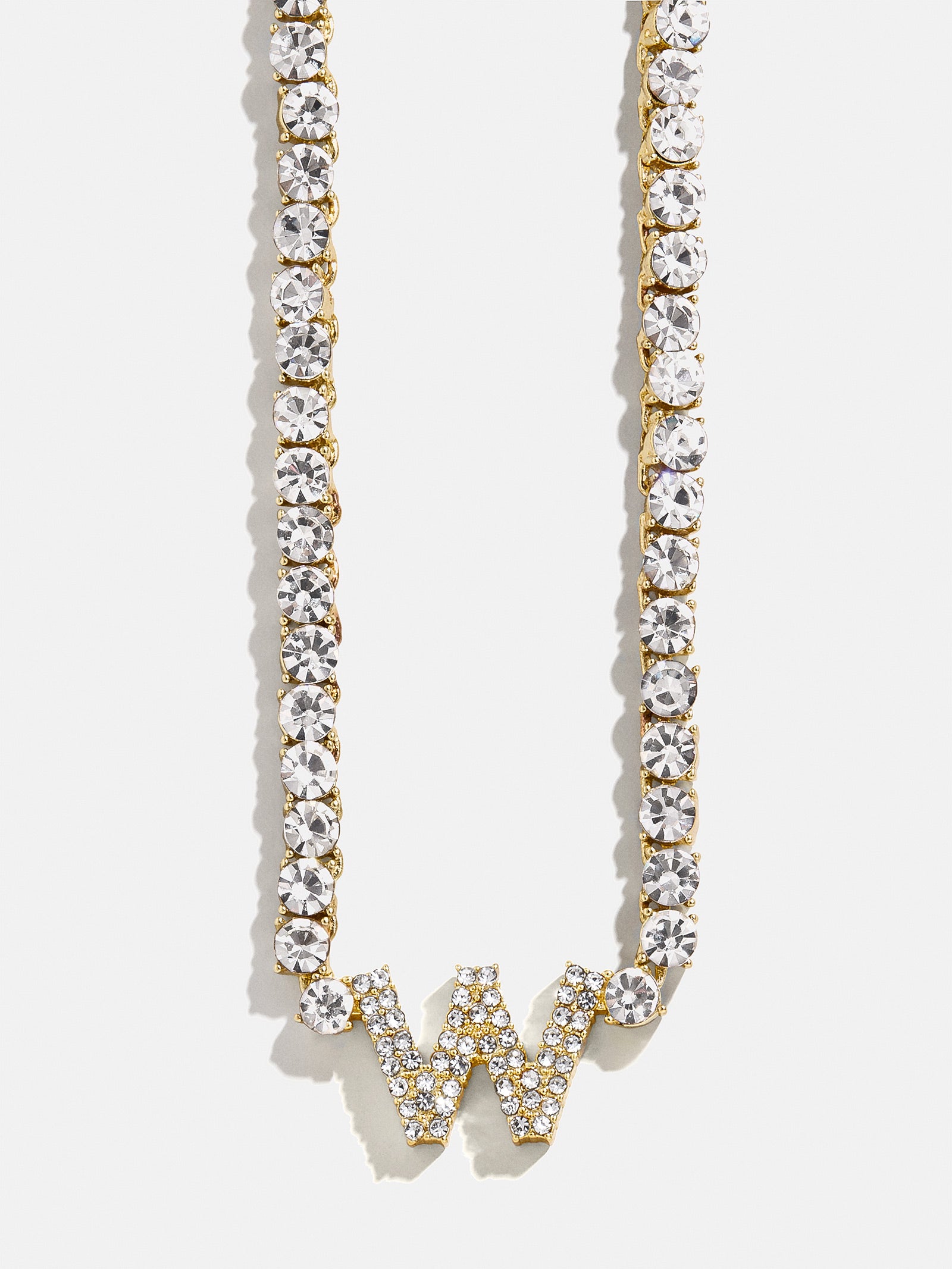 Initial Tennis Necklace - Gold/Pav?? - Image 23