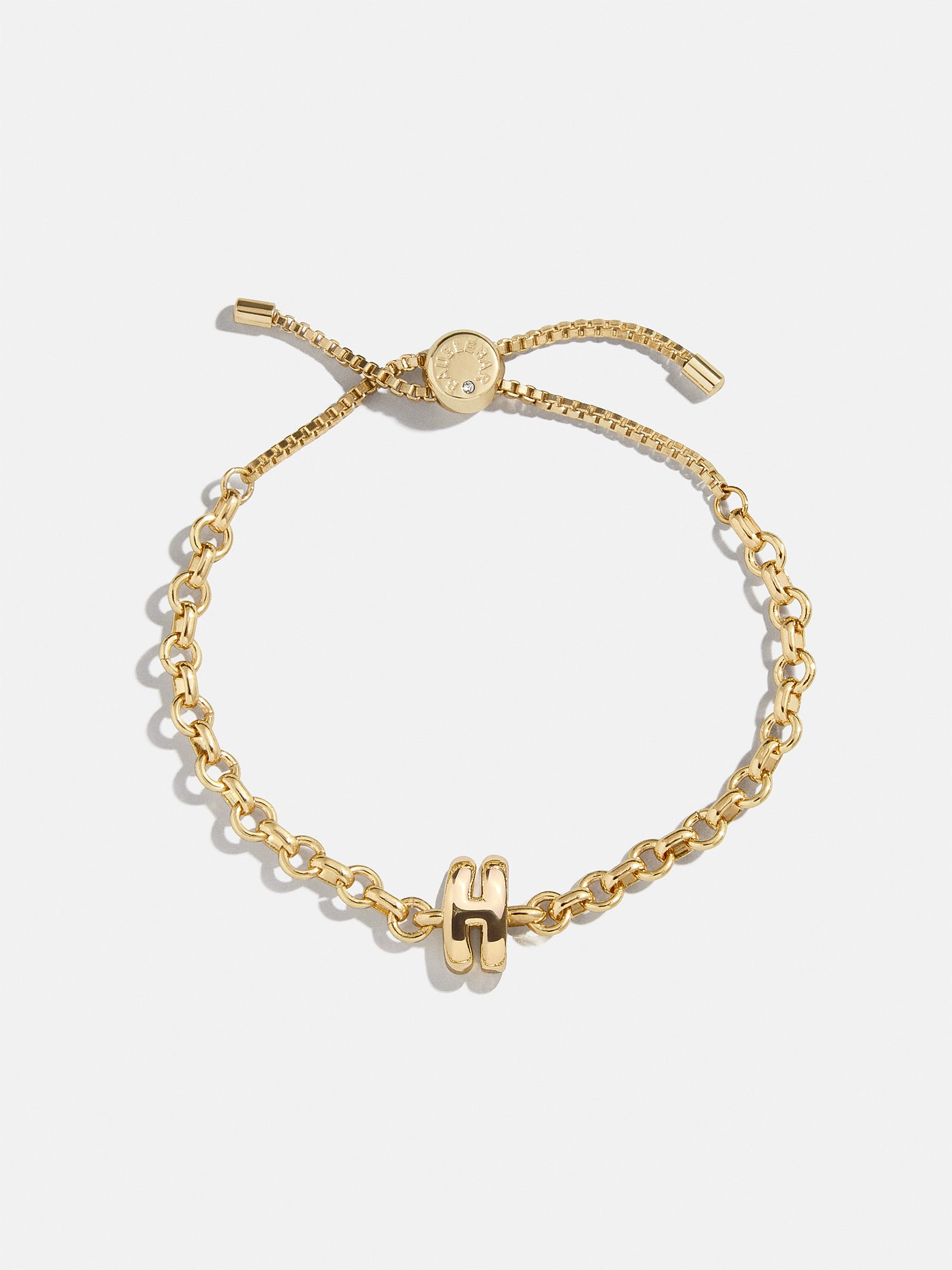 Bubble Initial Custom Chain Bracelet - Chain Bracelet - Image 10