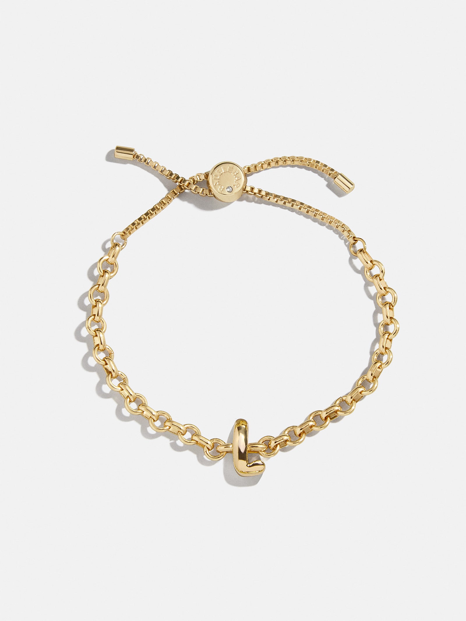 Bubble Initial Custom Chain Bracelet - Chain Bracelet - Image 14