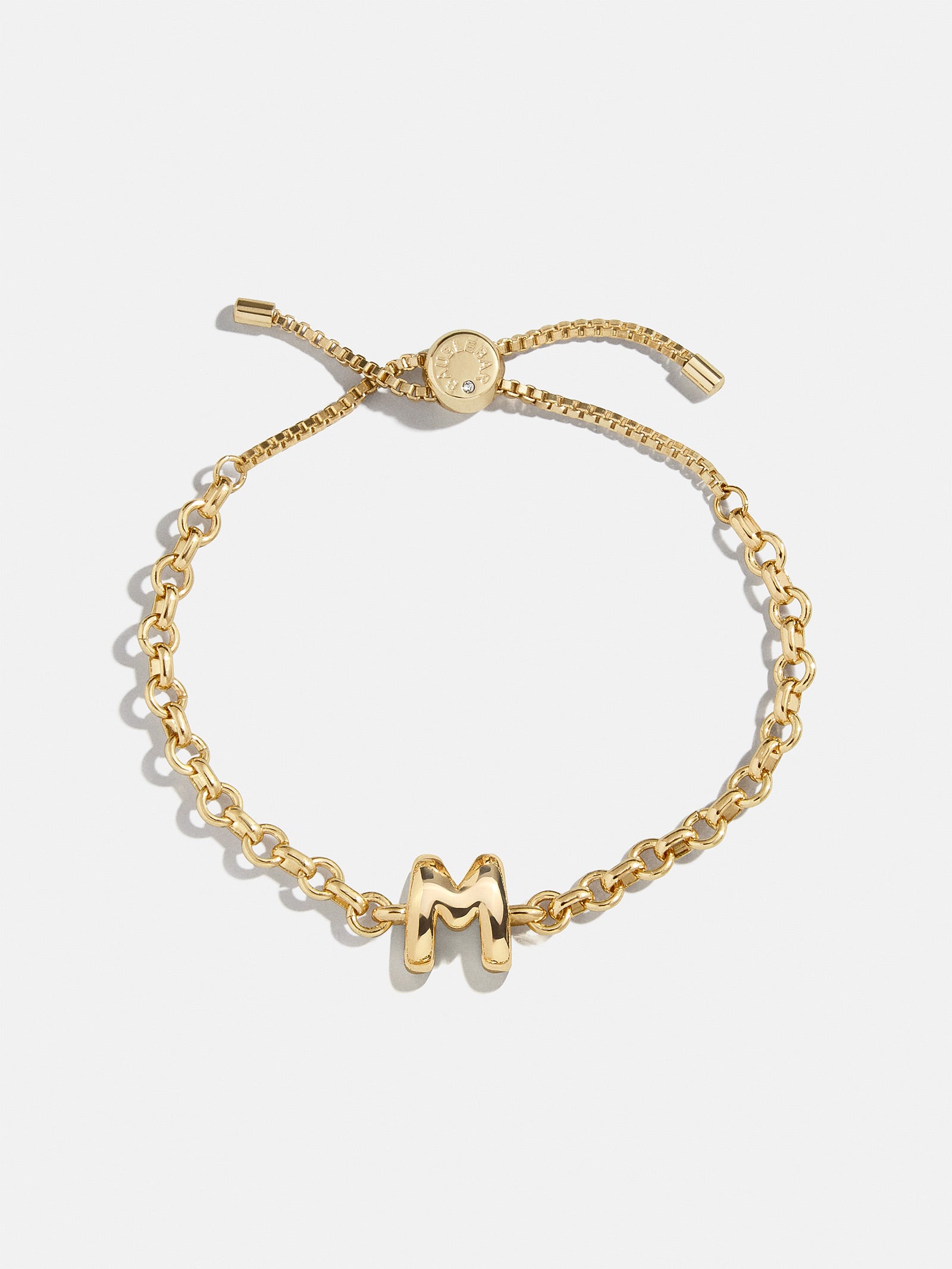 Bubble Initial Custom Chain Bracelet - Chain Bracelet - Image 15