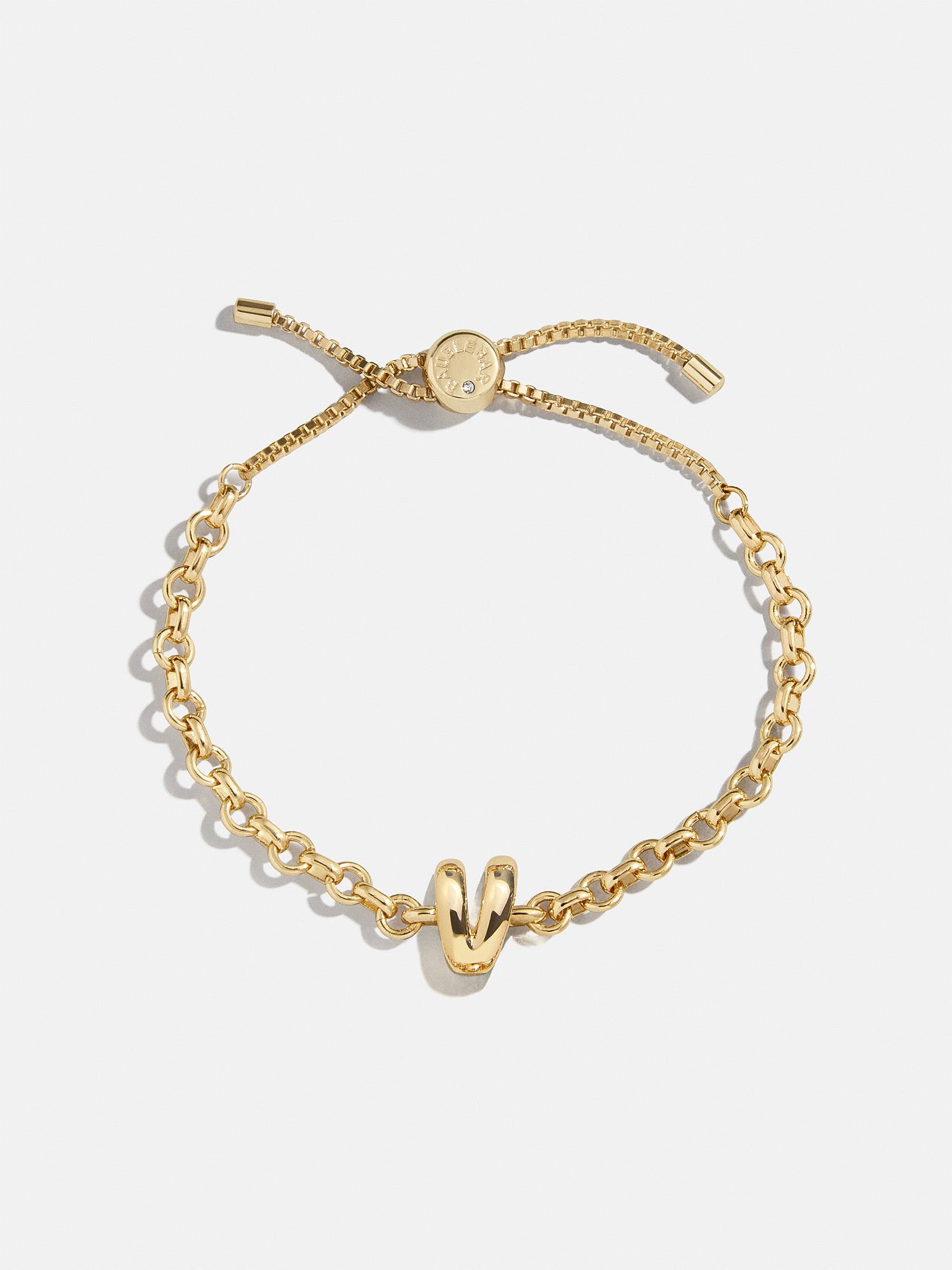 Bubble Initial Custom Chain Bracelet - Chain Bracelet - Image 24