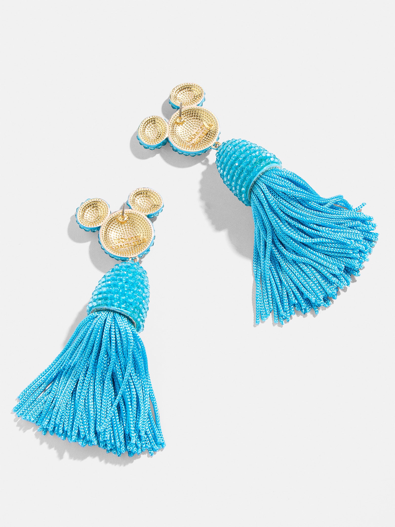 Disney Mickey Mouse Tassel Earrings - Blue - Image 3
